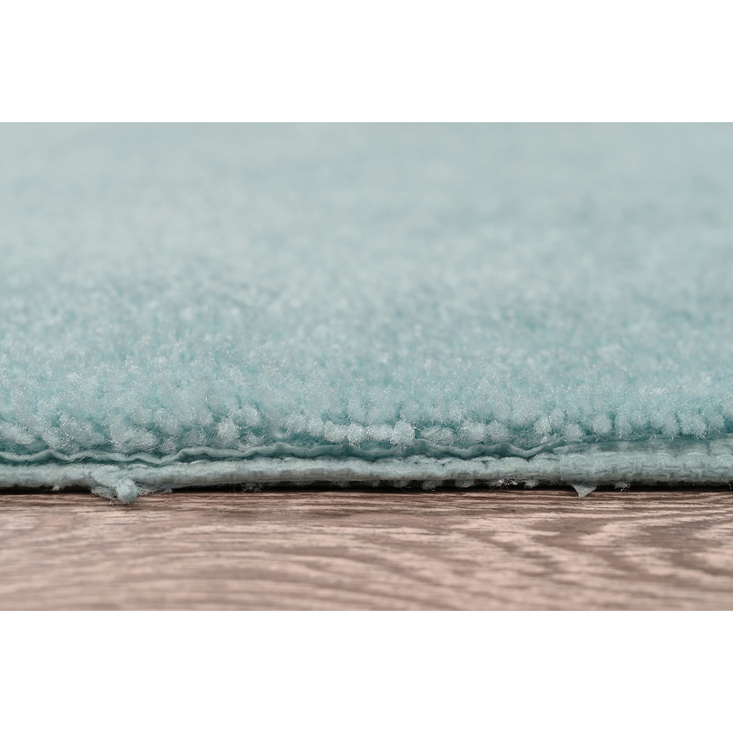 Garland Rug Traditional Nylon Washable Sea Foam 3 Bath Rugs (17 X 24, 21 X 34, 21 X 34) - Soft, Absorbent, And Styli