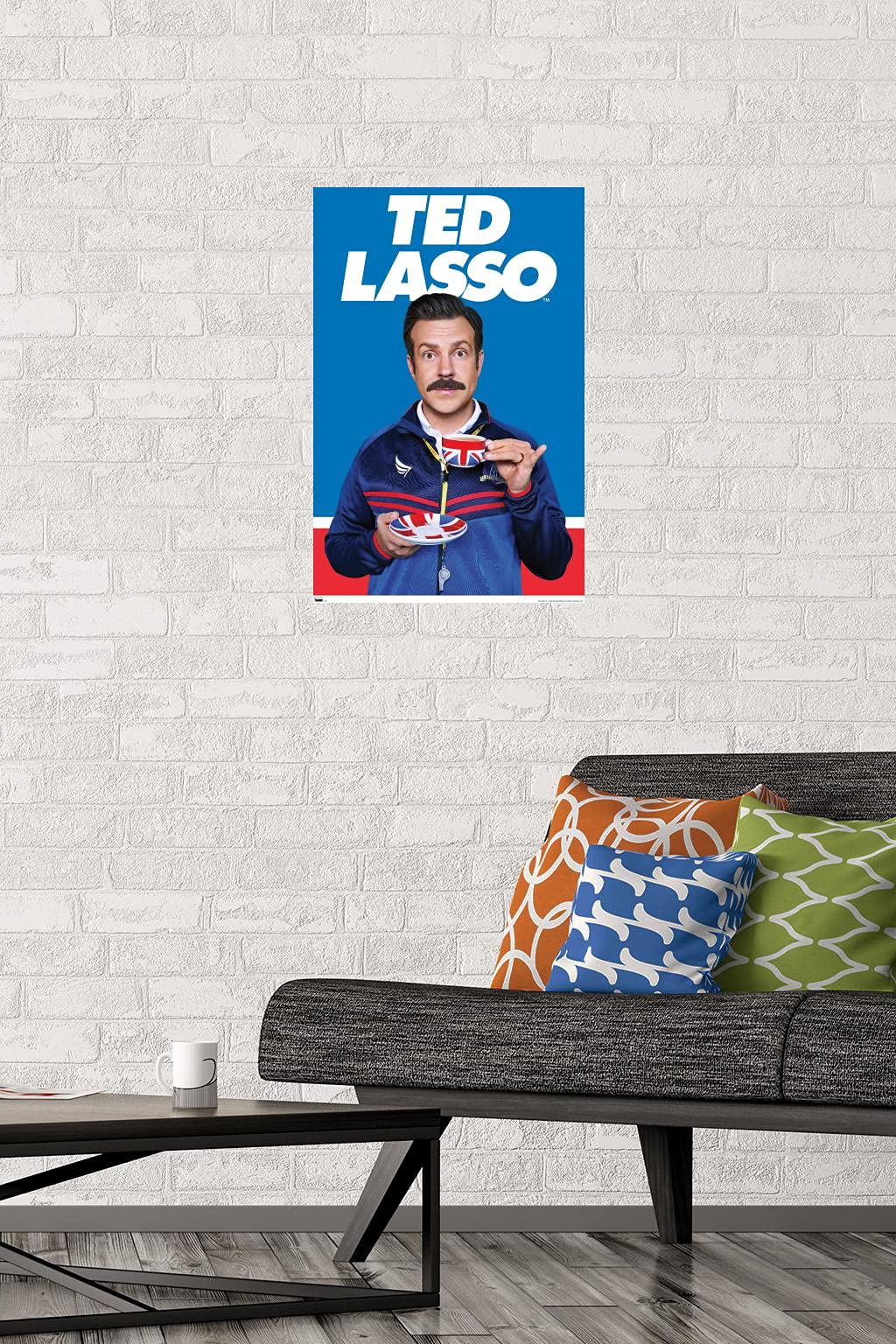 Trends International Ted Lasso - Tea Wall Poster, 14.72'' X 22.37'', Premium Unframed Version