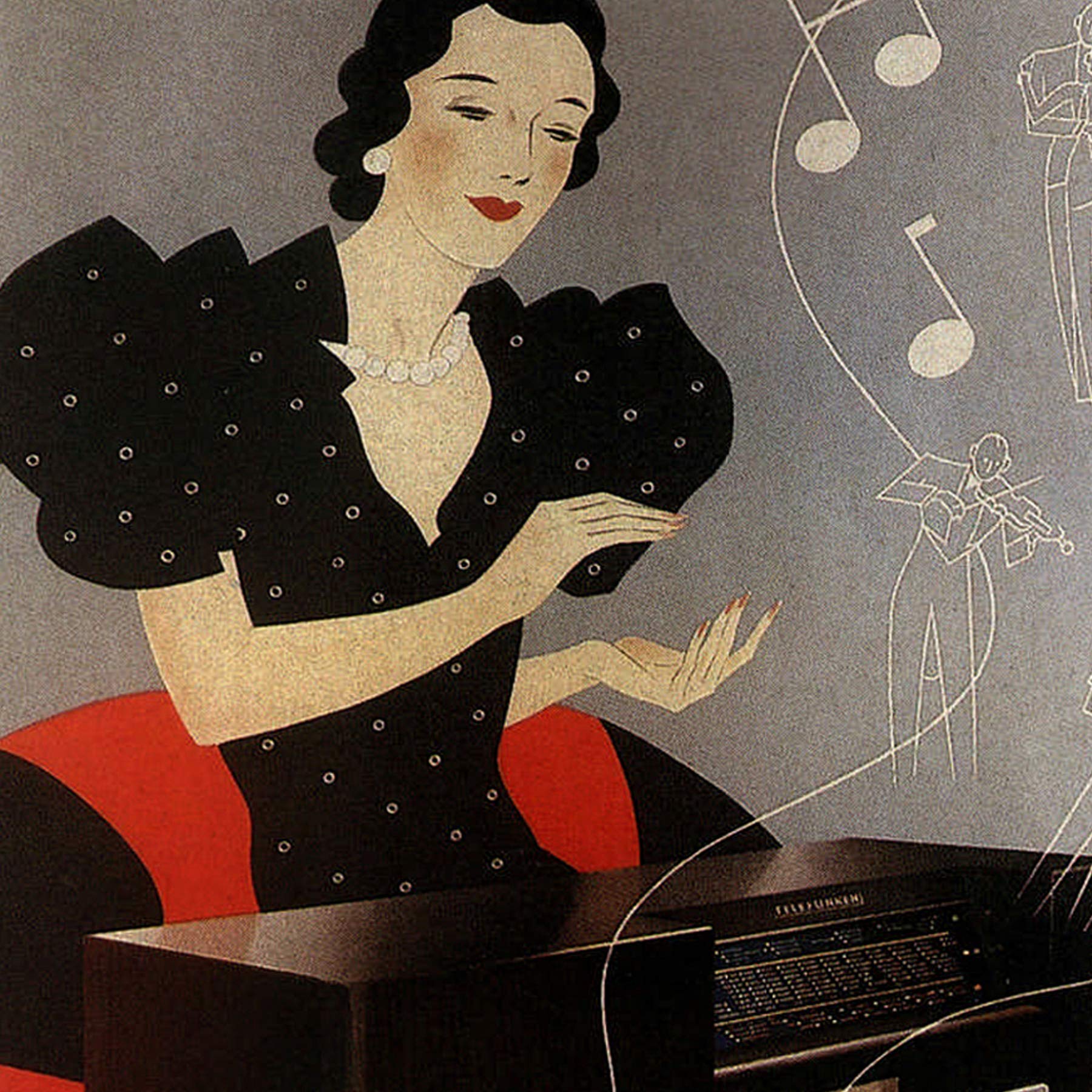 Nacnic Vintage Posters Four Advertising Posters With Women A4 Size