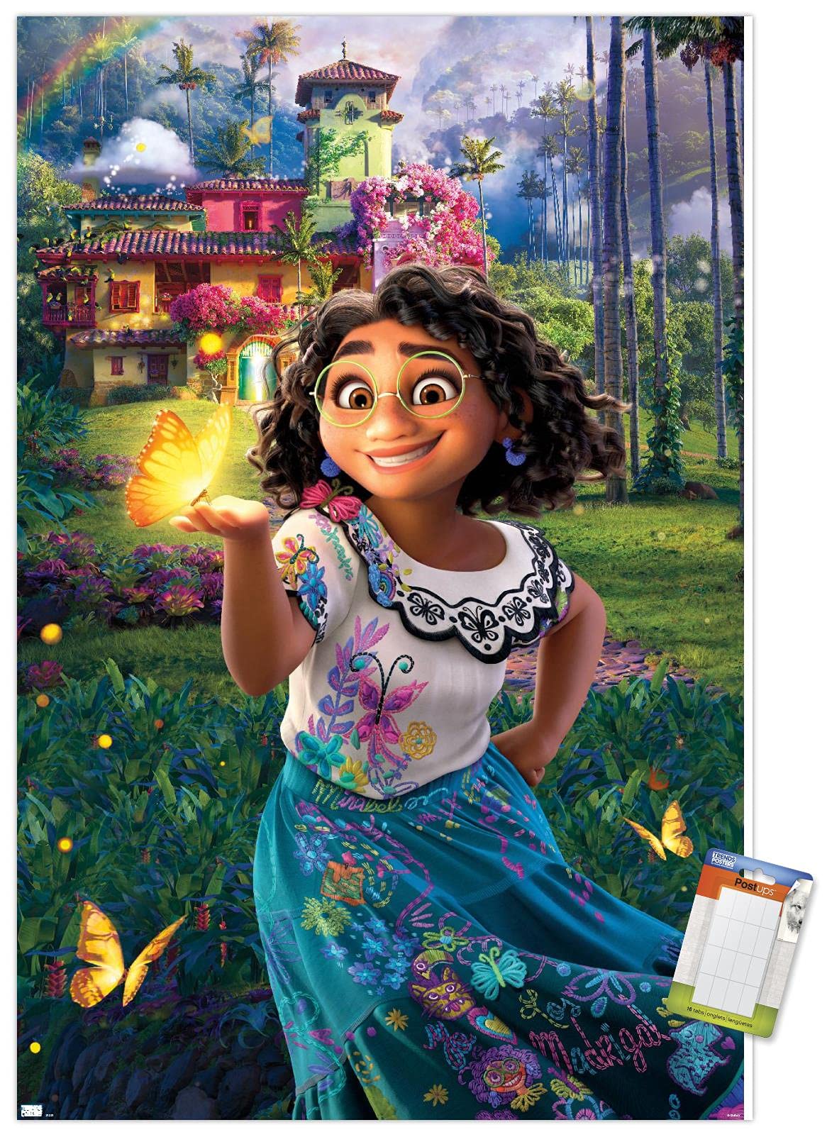 Trends International Disney Encanto - One Sheet Wall Poster, 22.37'' X 34.00'', Poster & Mount Bundle