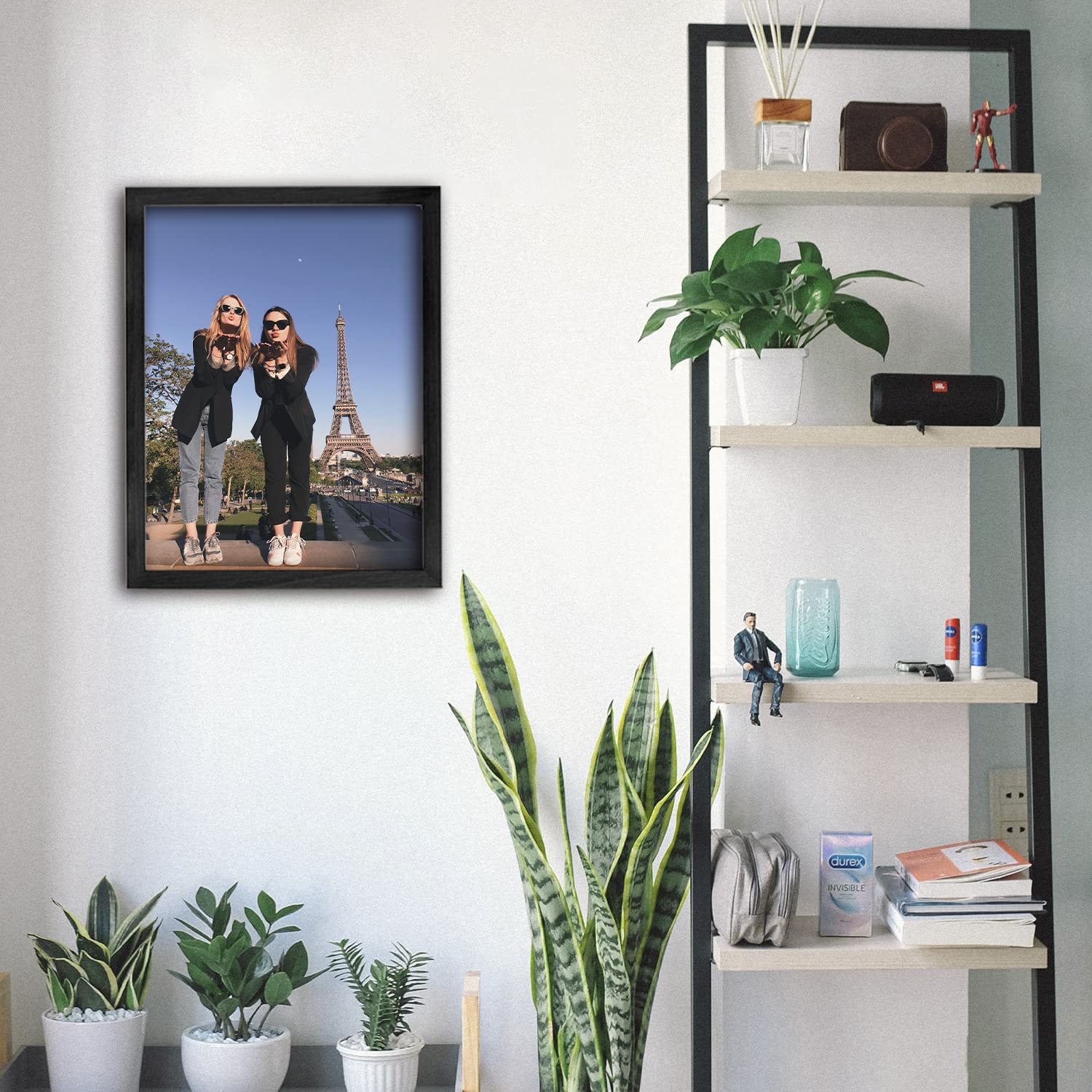 Framed Custom Canvas Prints With Your Photos Personalized Photo To Canvas Print Gifts For Couples Friends Family Baby Pets 16X24