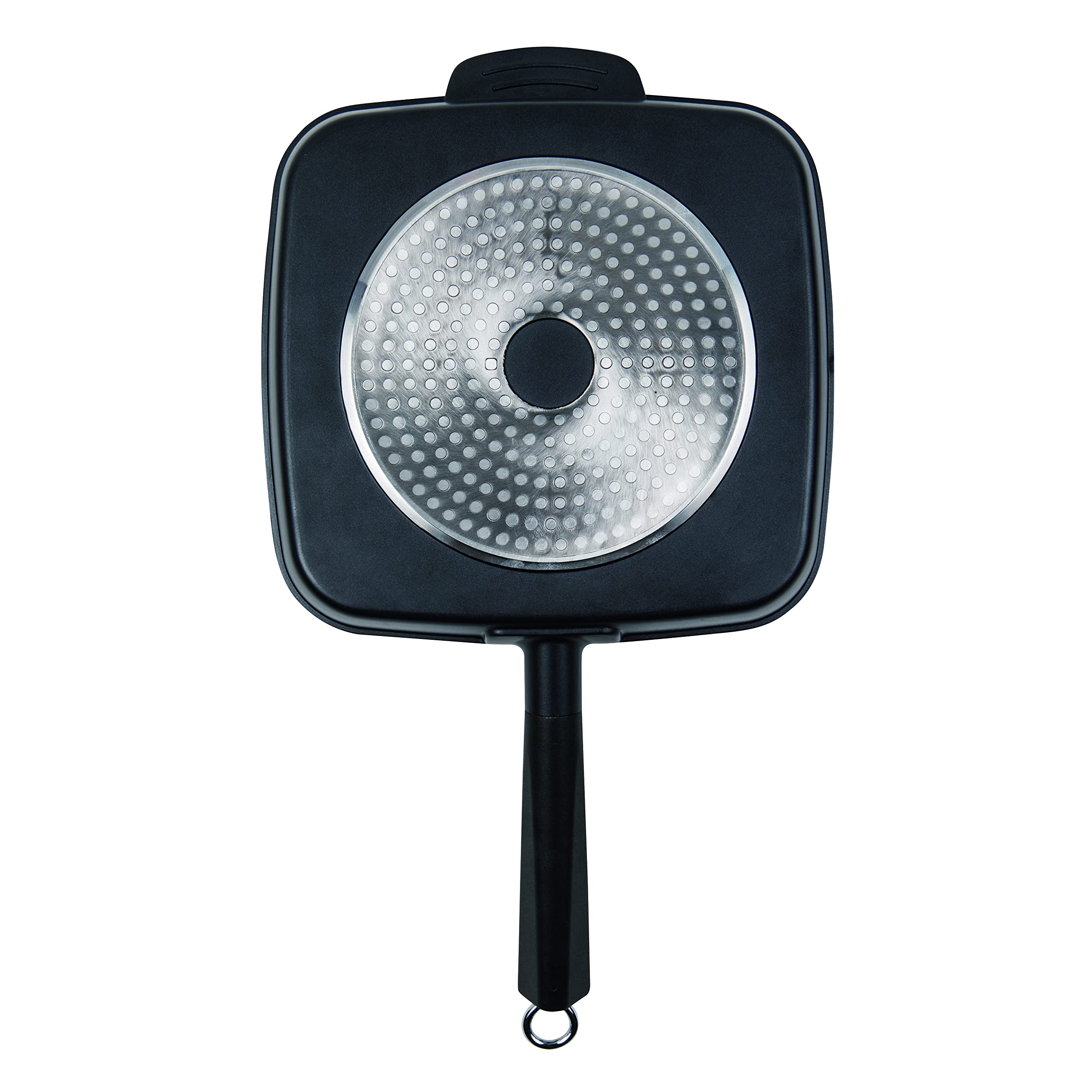 Masterpan Non-Stick 3 Section Meal Skillet, 11'', Black