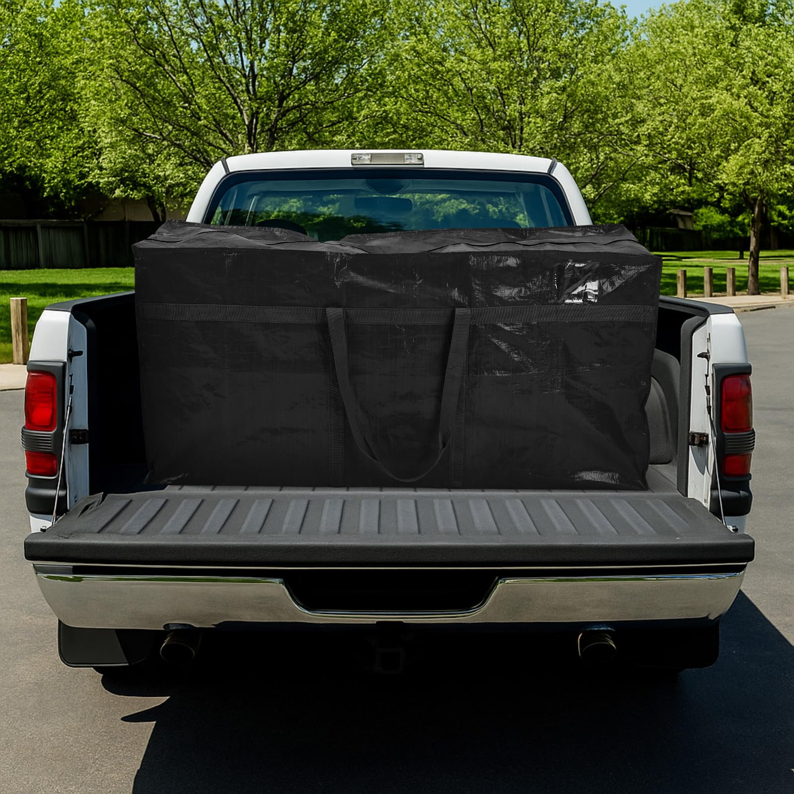 Clysee 4 Pcs 96 Gallon Large Moving Bags with Zipper and Handles Foldable Storage Duffle Bags Heavy Duty Extra Large Totes for C