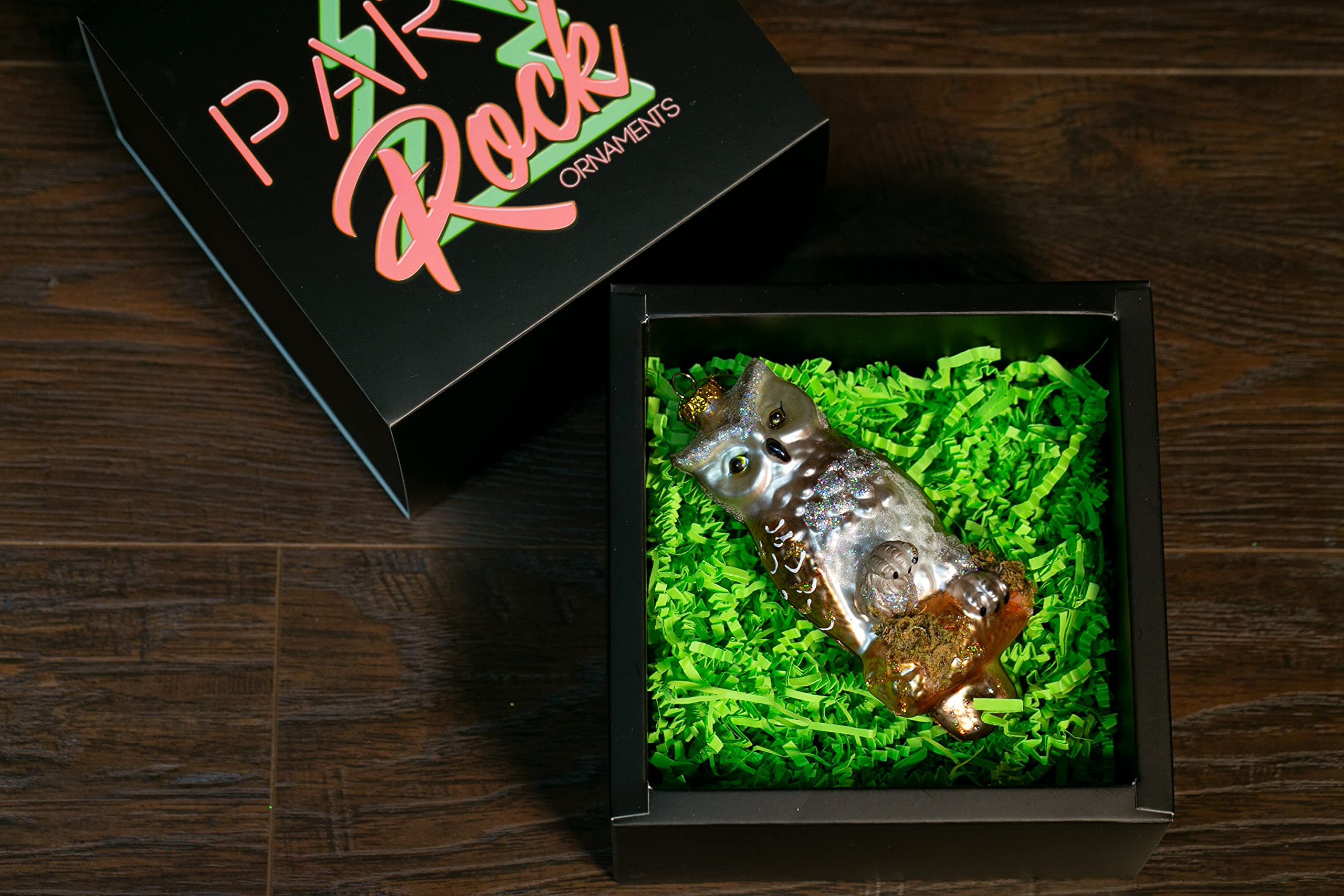 Party Rock | Owl Glass Ornament | Animal Collection