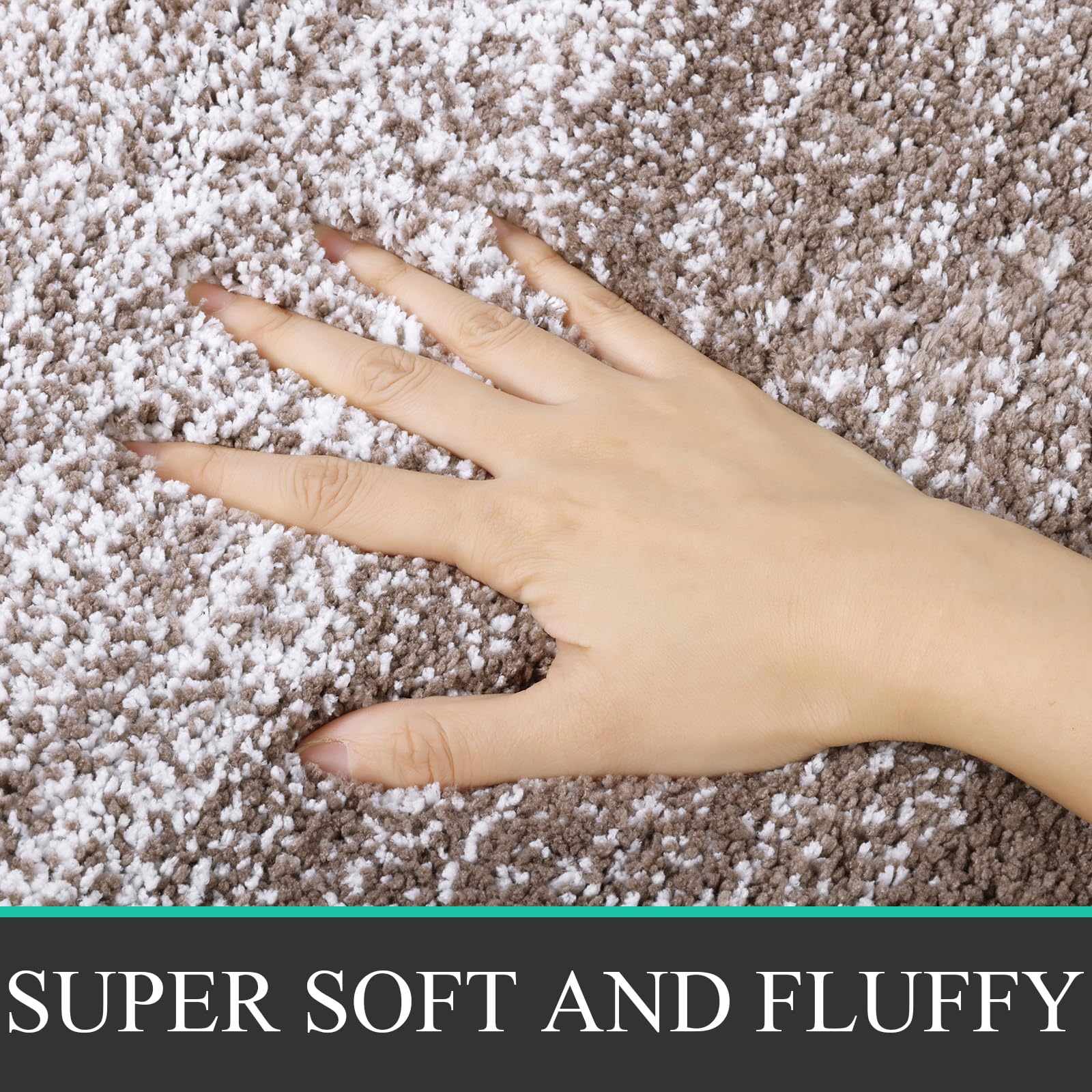 Bsmathom Bathroom Rugs Sets 4 Piece With Toilet Lid Cover, Non-Slip Bathroom Rugs And Mats Sets, Absorbent Bath Rugs For Bathroo