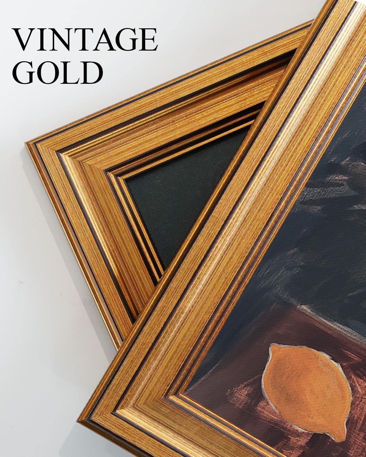 VIYYIEA Gold Framed FG-01 Black 12?6 Inches – Homenkitchenshop