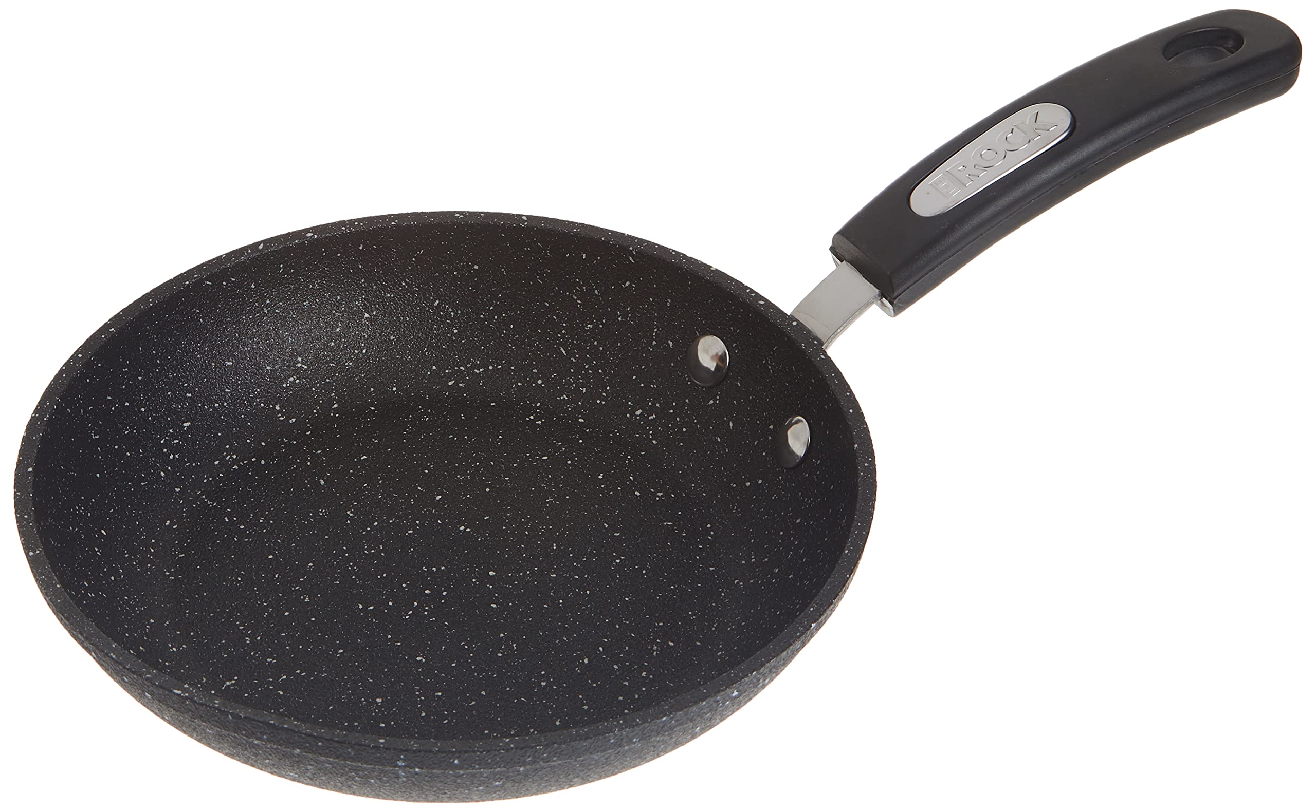 The Rock By Starfrit 8'' Fry Pan With Bakelite Handle, Black