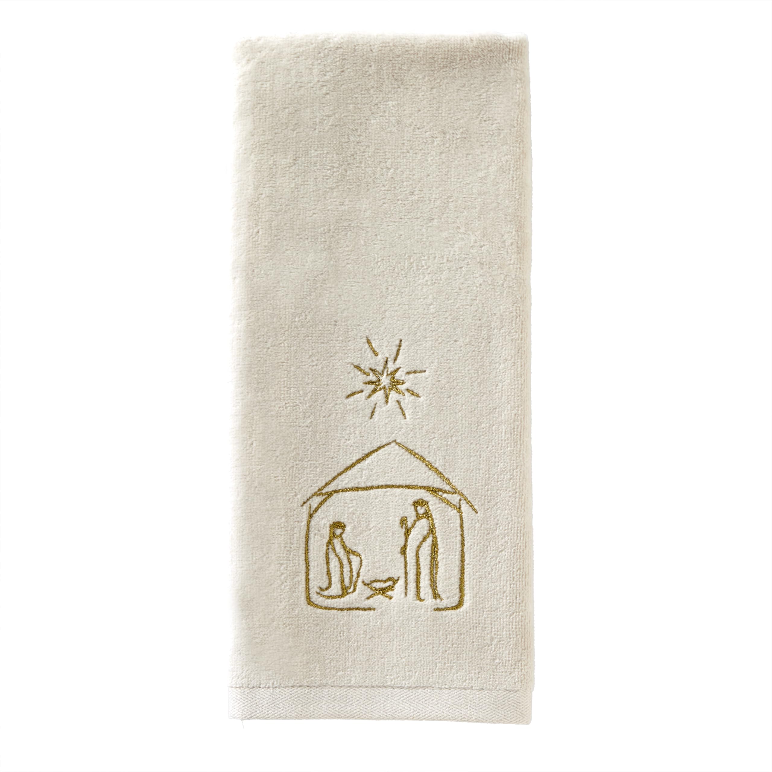 Skl Home Christmas Nativity Hand Towel Set, 2 Count