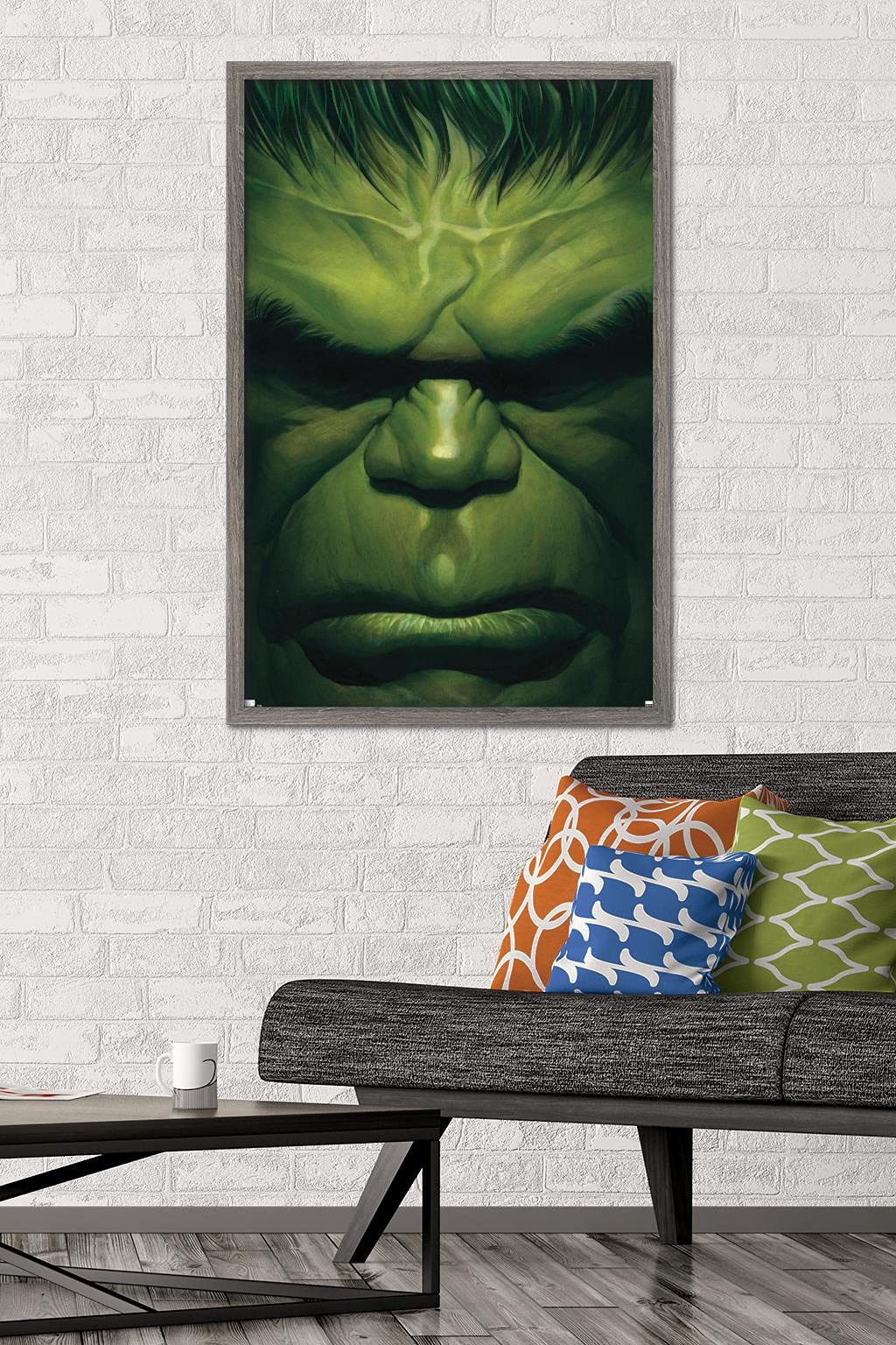 Trends International Marvel Comics - Hulk - The Immortal Hulk #18 Wall Poster, 22.37'' X 34.00'', Barnwood Framed Version