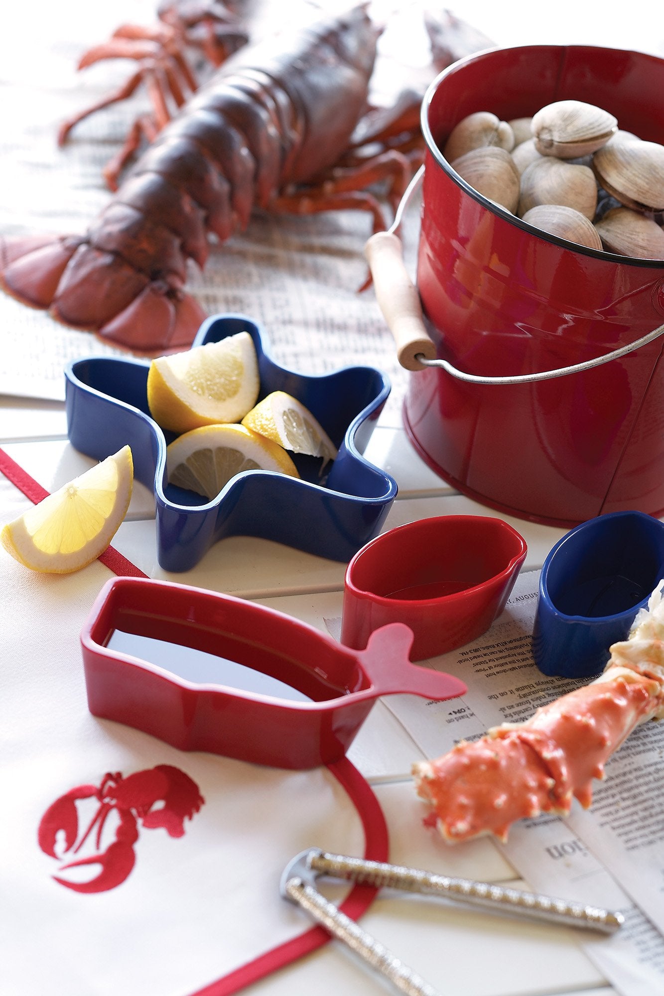 Nantucket Seafood Shell Cracker and Picks Set    5-Piece  1 EA