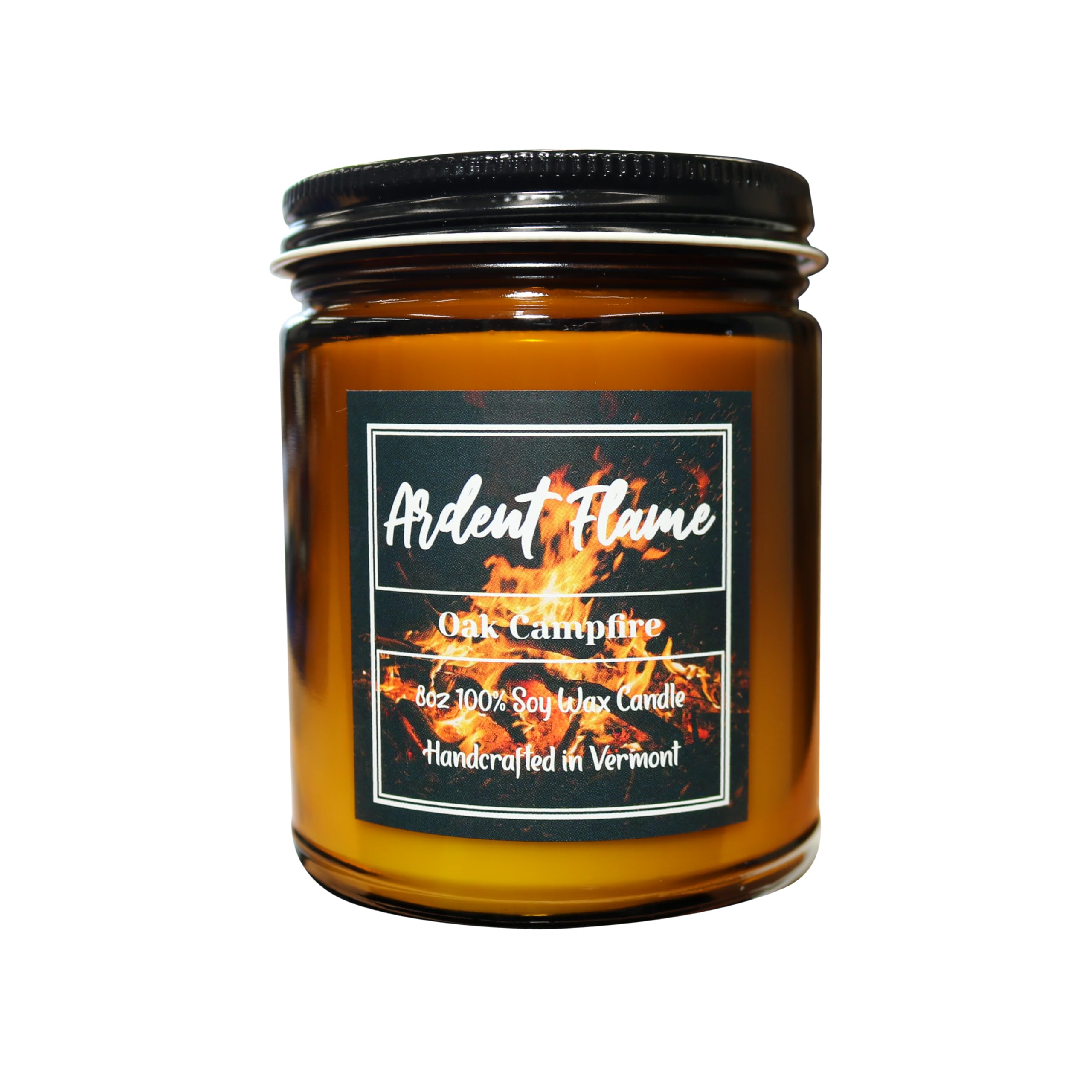 Ardent Flame Candles | Oak Campfire | 100% Natural Soy Wax Candle for Home Decor | Highly Scented | Premium Fragrance | Handmade