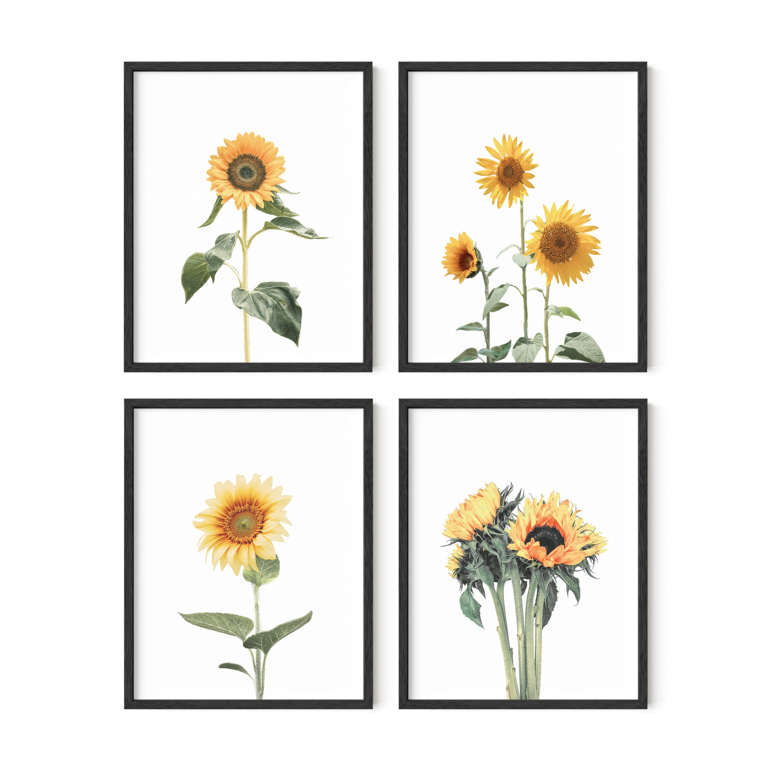 Haus And Hues Sunflower Wall Decor And Sunflower Posters Sunflower Bedroom Decor Sunflower Pictures Wall Decor Yellow Wall Art |