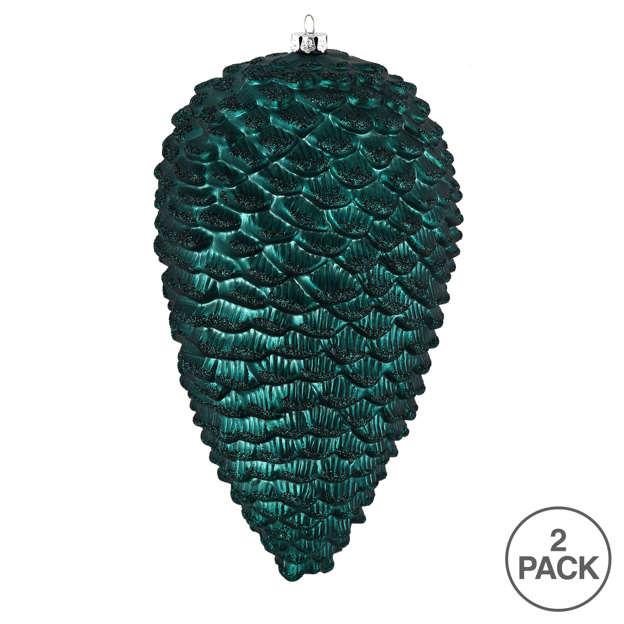 Vickerman Sea Blue Pinecone Ornament