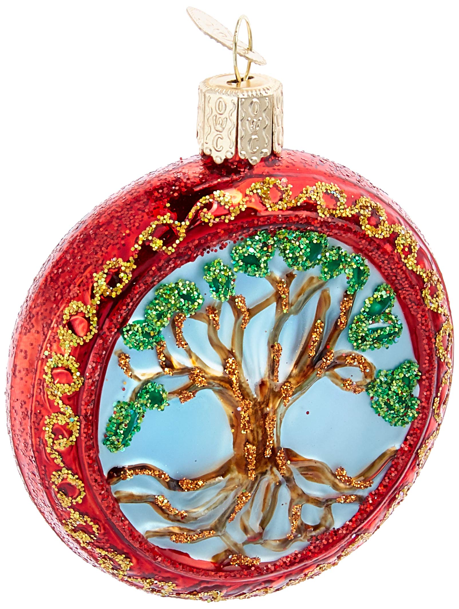 Old World Christmas Assortment Glass Blown Ornaments for Christmas, Tree of Life
