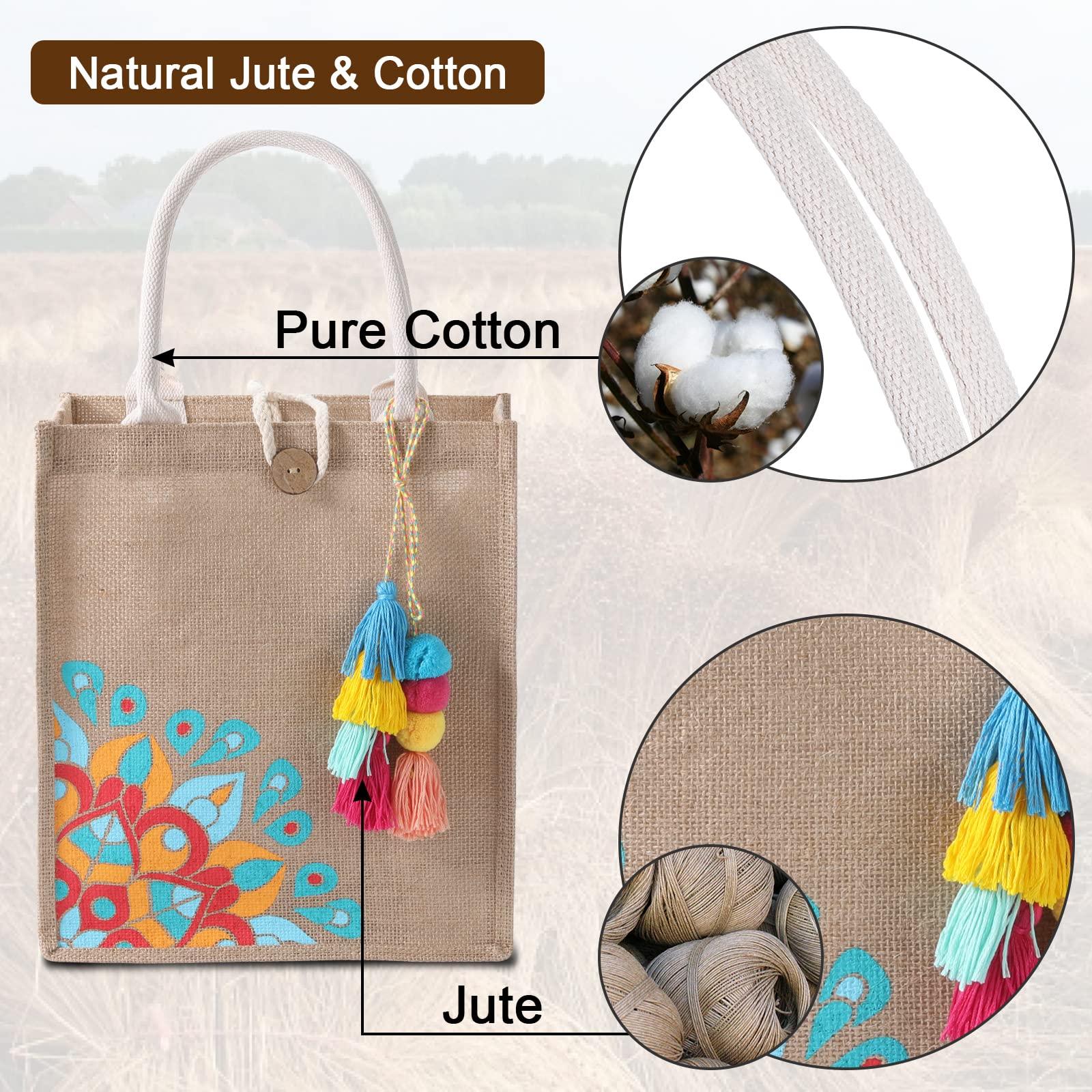 Itgowisa Small Tote Bag For Women, Waterproof Beach Bag, Straw Book Tote Bag, Cute Reusable Grocery Bag, Gifts Basket For Her, R