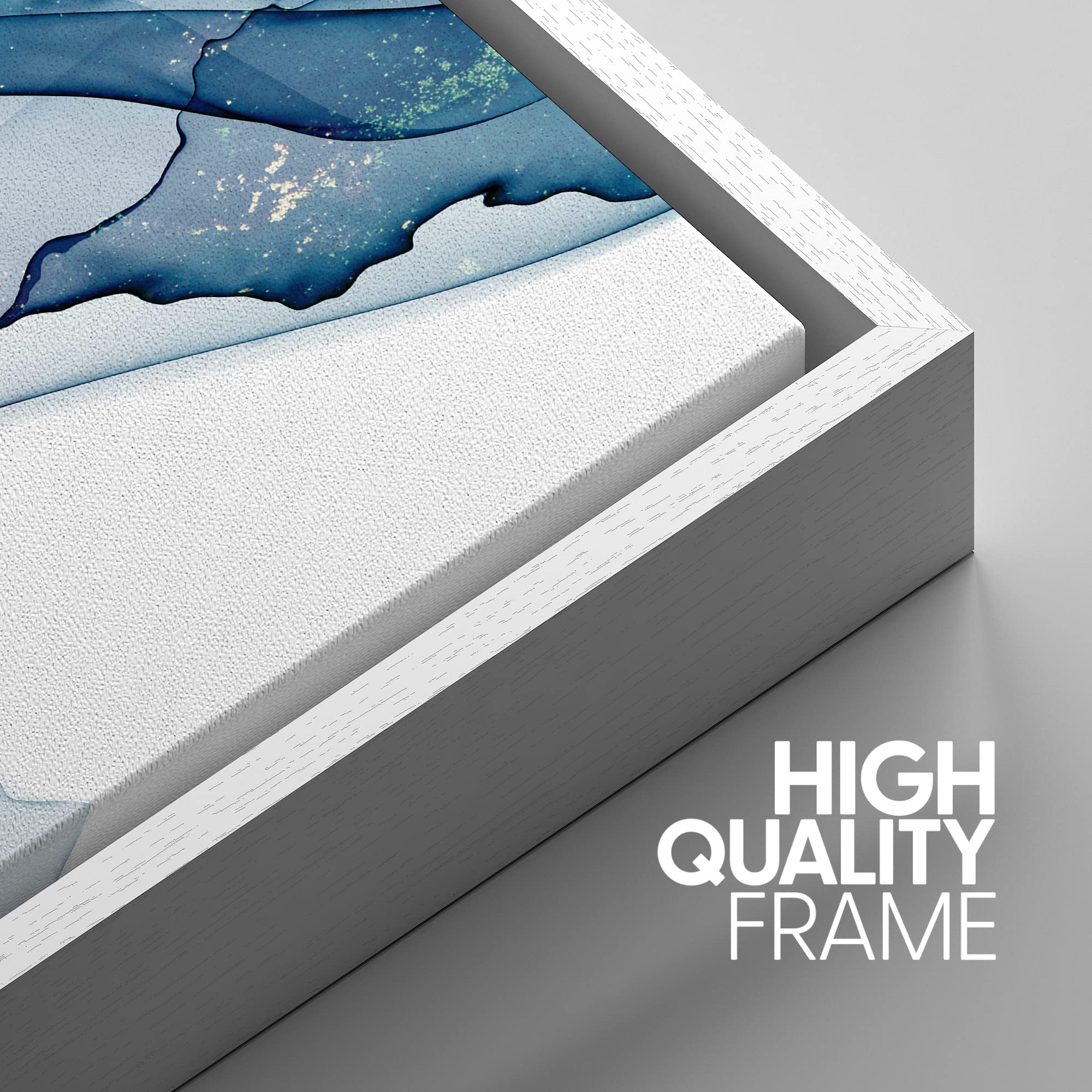 Signwin Framed Canvas Print Wall Art Vibrant Pastel Minimal Smoke Wave Landscape Abstract Shapes Illustrations Minimalism Decora