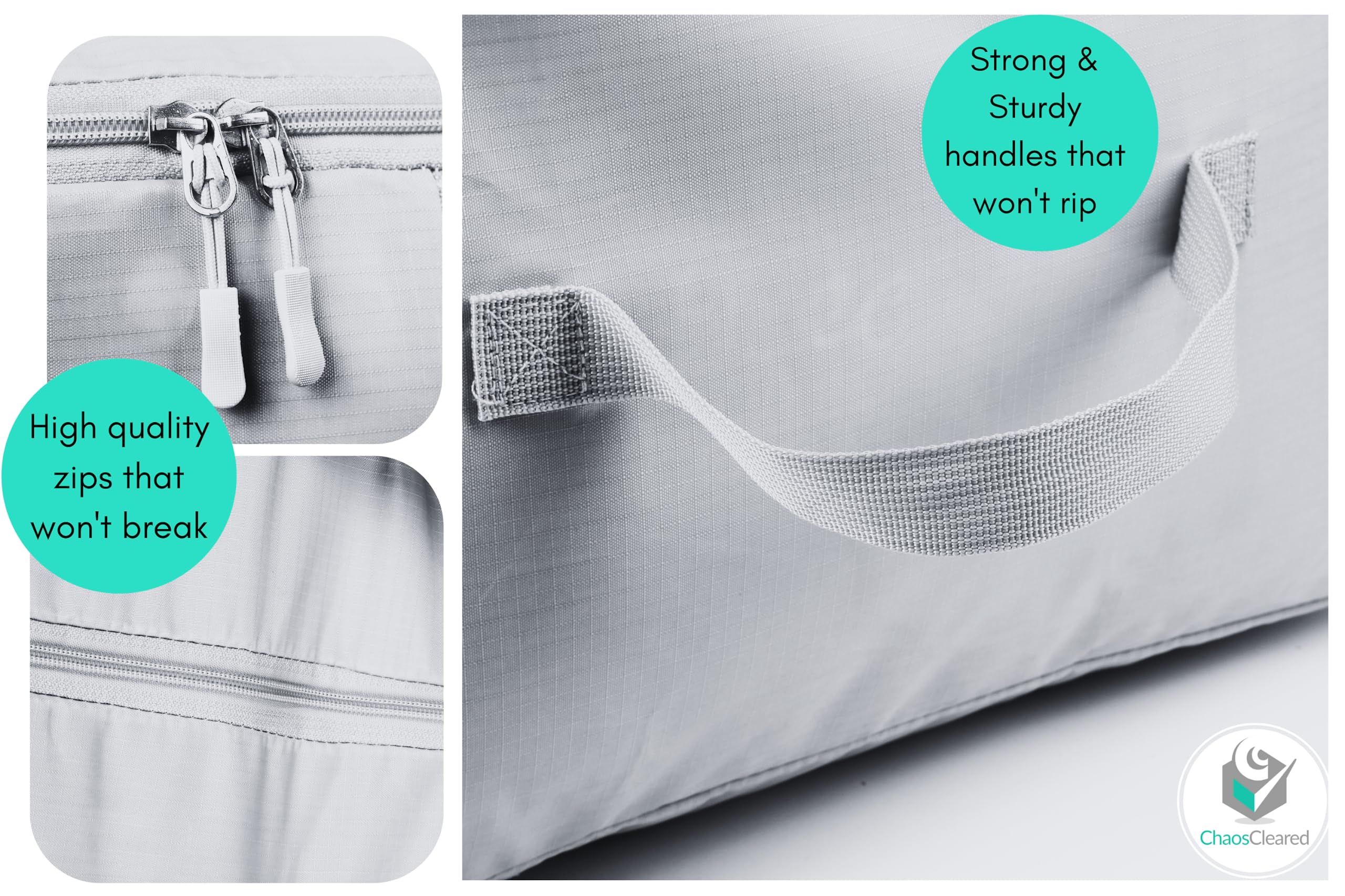 Comforter Storage Bag - Folding Organizer bag for King/Queen Comforters, Pillows, Blankets, Bedding/Quilt, Blanket, Duvet, Mothp