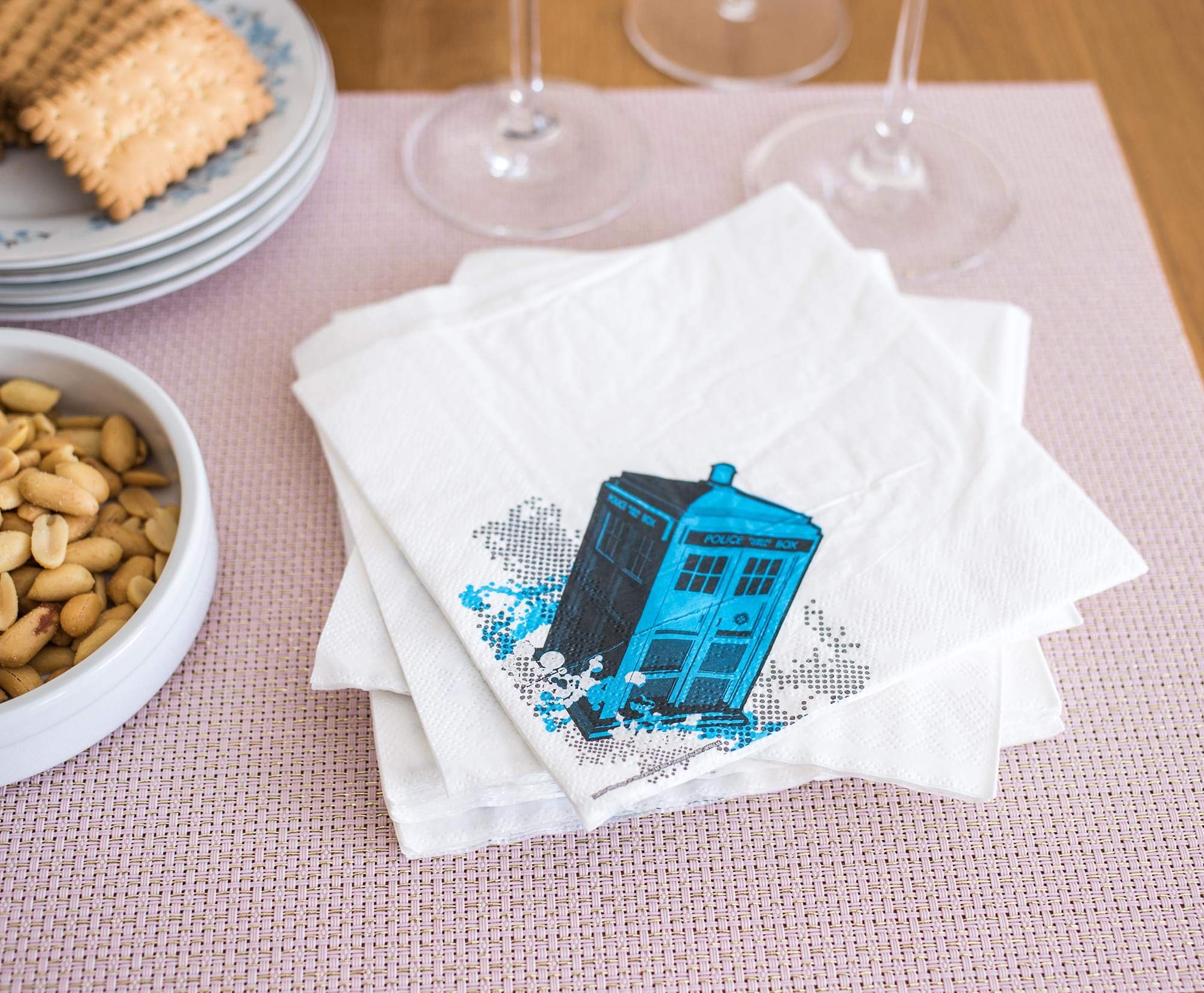 Underground Toys Doctor Who Tardis Anthony Dry Napkin Set