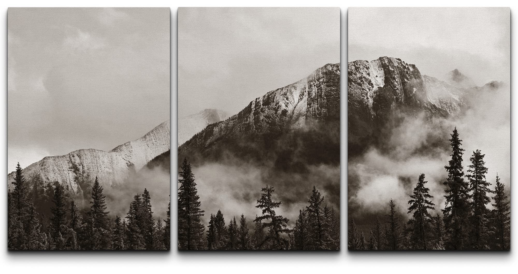 Wall26 - Banff National Park Canada - Canvas Art Wall Art - 16''X24''X3 Panels
