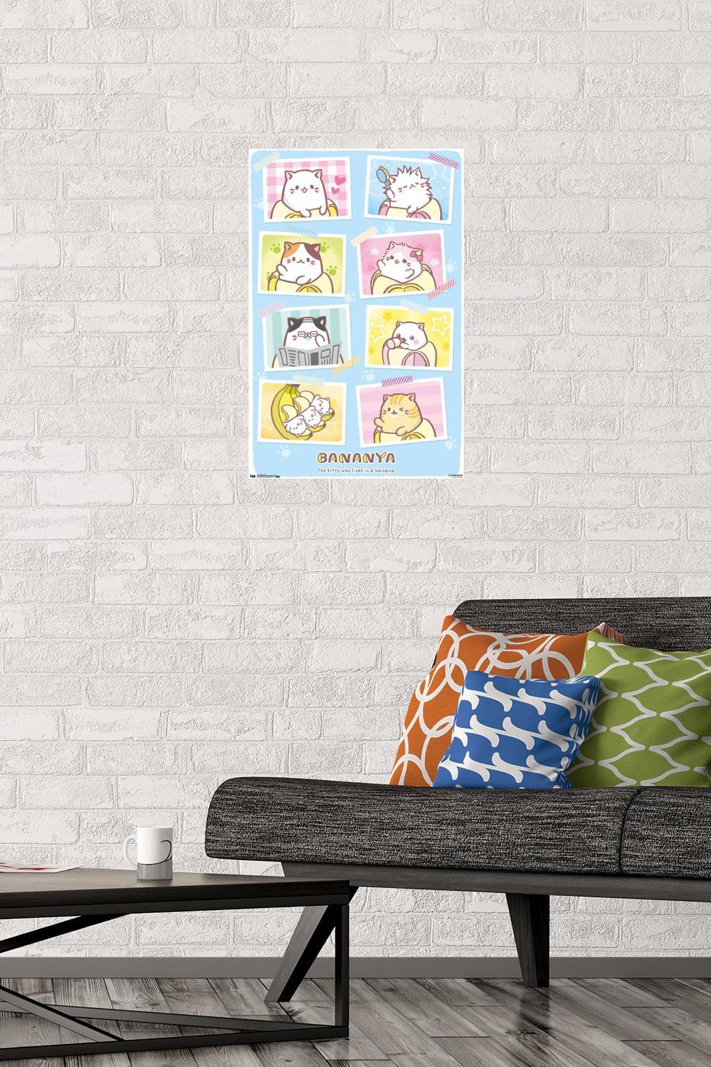 Trends International Bananya - Grid Wall Poster, 14.725'' X 22.375'', Premium Unframed Version