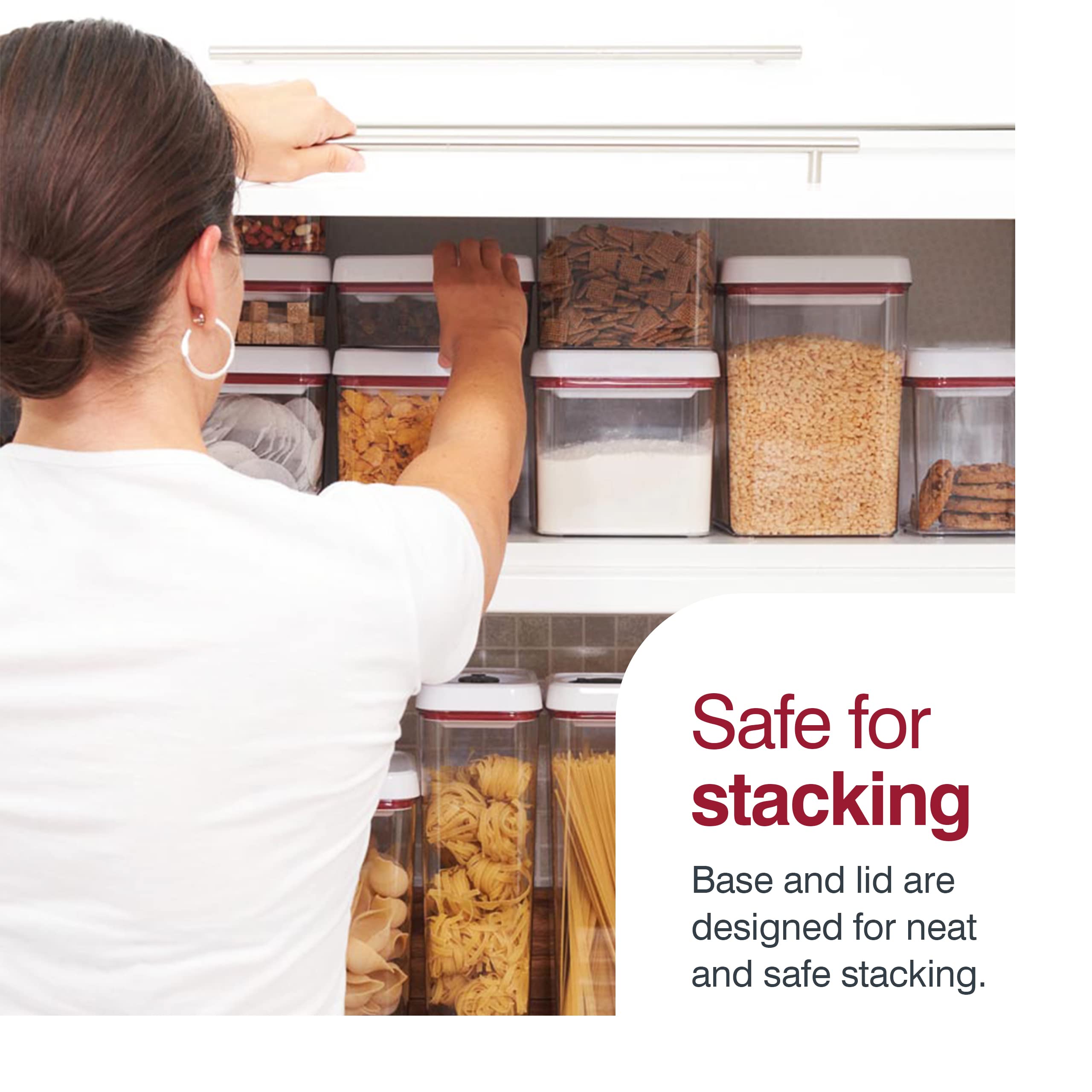 Zyliss Twist & Seal 5-Piece Storage Container Set - Airtight Food Storage Containers - Coffee, Sugar, Cereal, Flour, Pasta And S