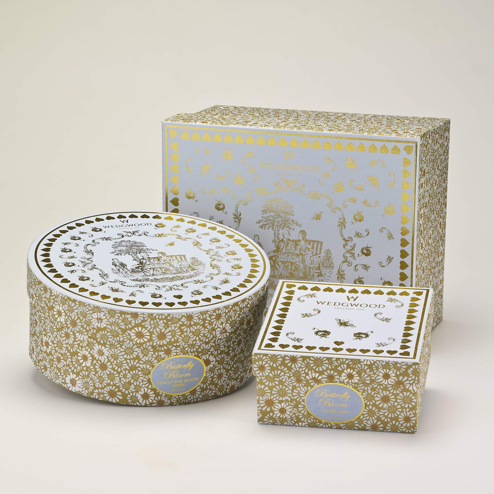 Wedgwood Butterfly Bloom Sugar & Creamer Set