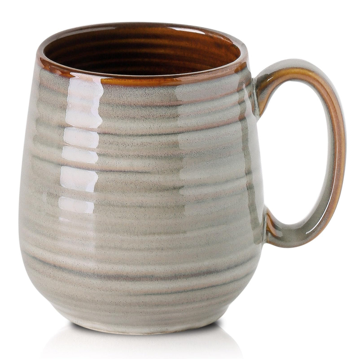 Hasense Coffee Mug, 20 Oz Large Ceramic Latte Cup With Big Handle, Pottery Tea Cup For For Office And Home, Oversized Mug Gift F