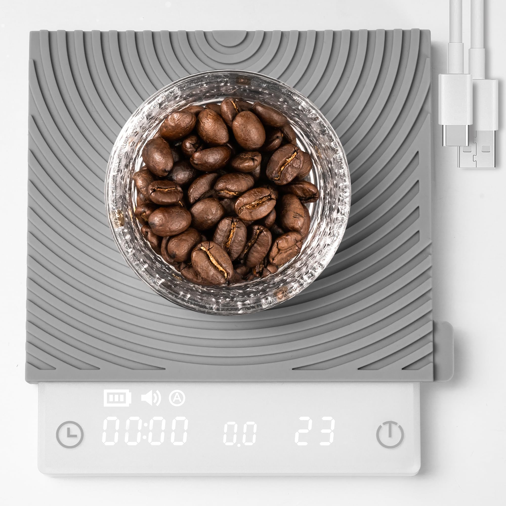 Timemore Basic Mini Coffee Scale, Slim & Lightweight Design, Three Modes | Digital Espresso Scale with Timer for Precision Brewi