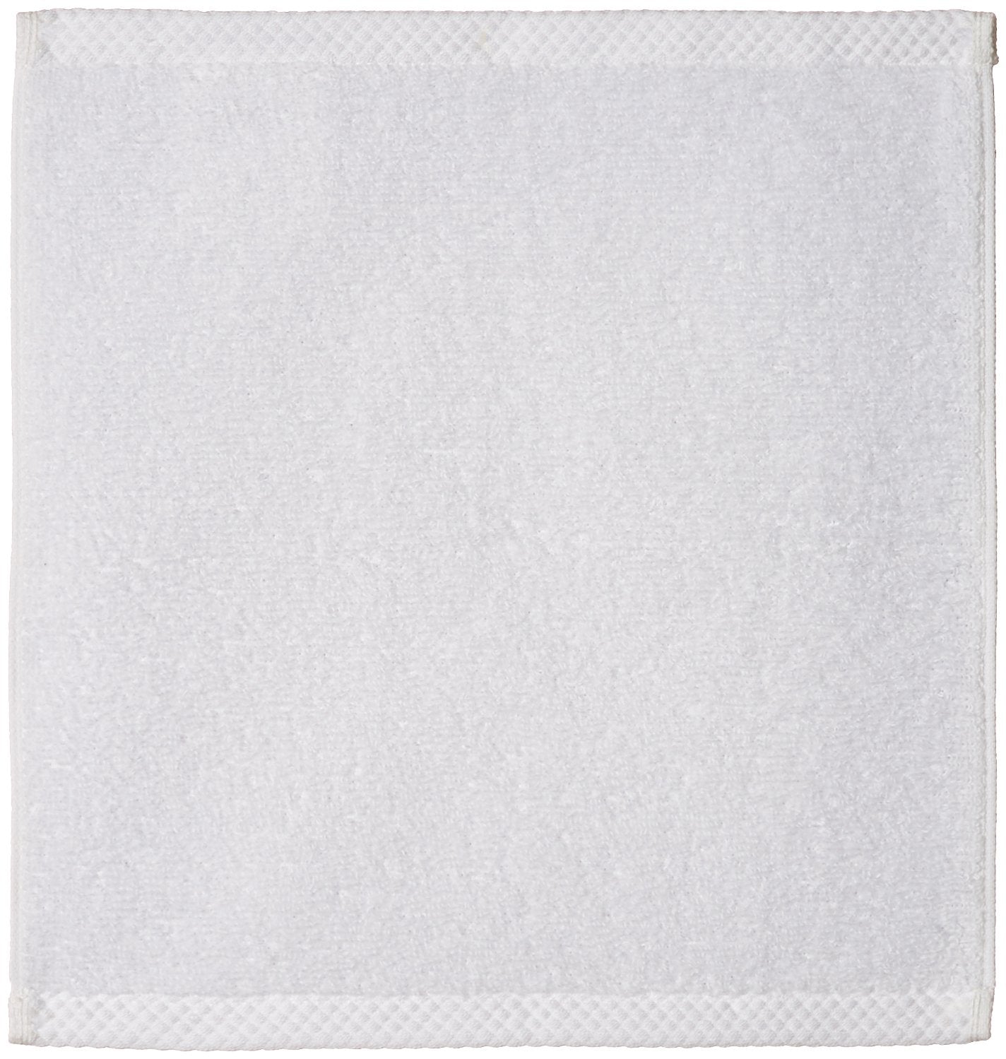 Amazon Basics Cotton Washcloths, Quick-Dry, 12'' X 12'', 12-Pack, White