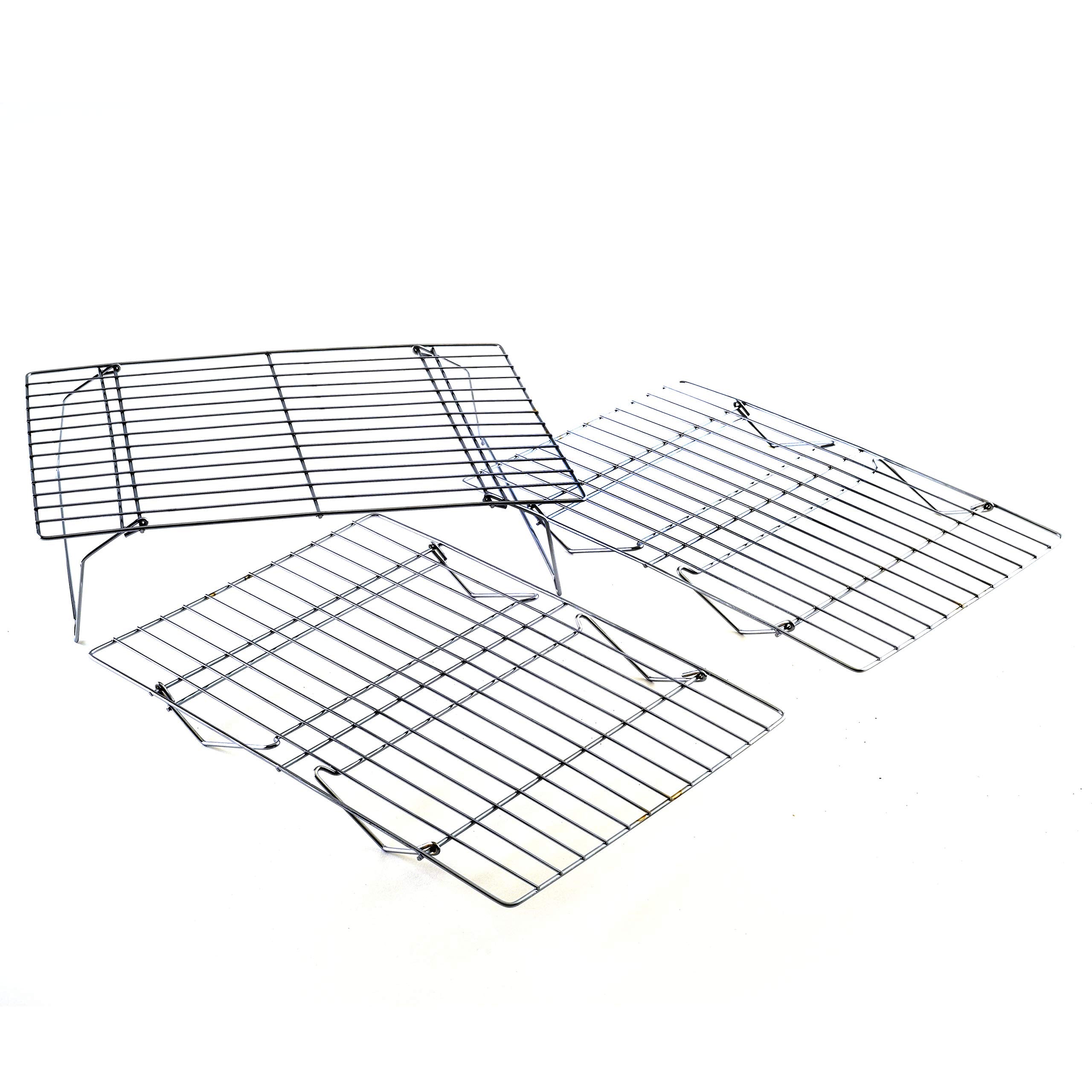 Norpro 3-Tier Stackable Cooling Rack Set, Steel, 12.5 x 18/32cm x 45.5cm, As Shown, Model 3588