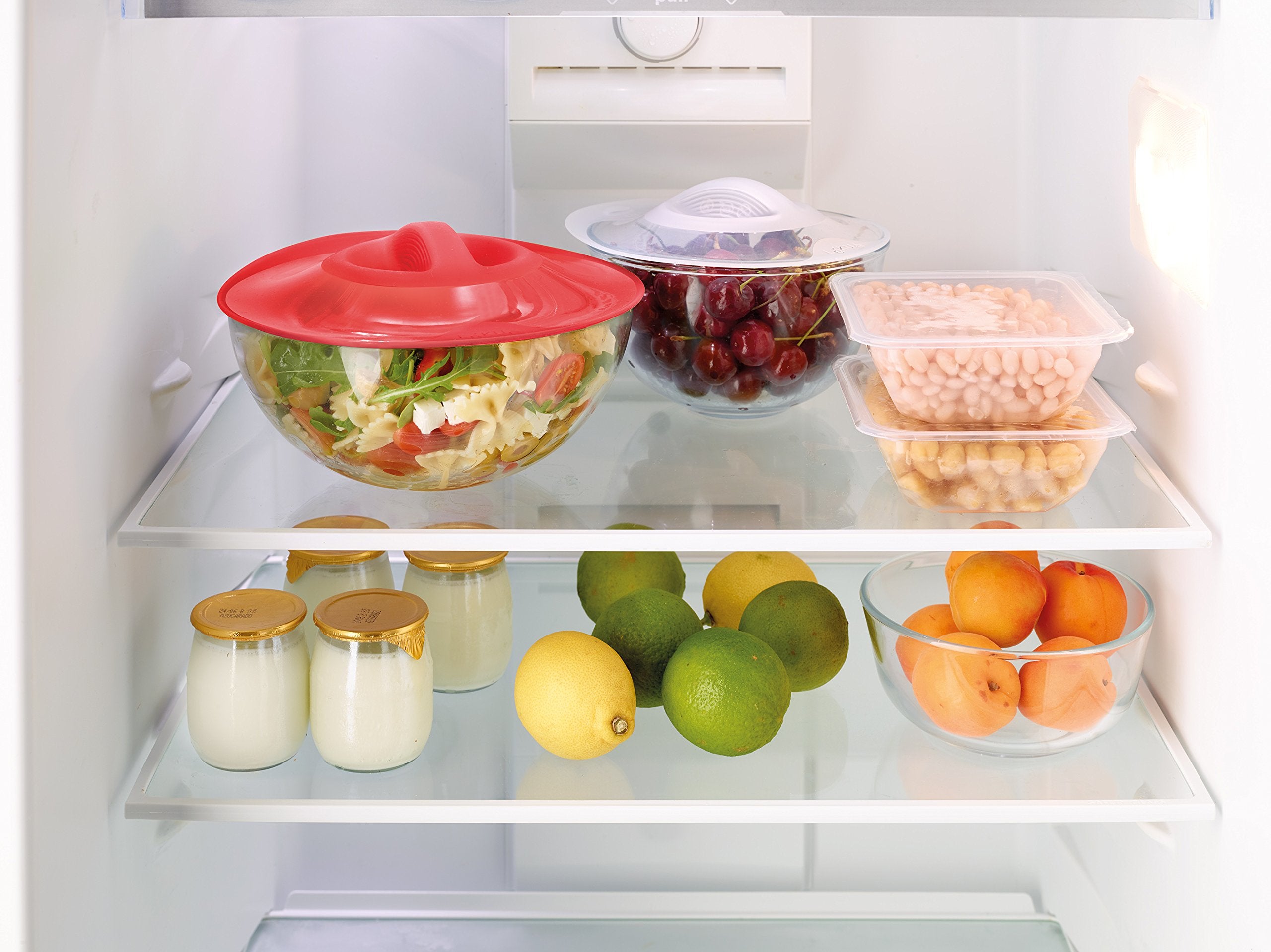 Lekue Suction Lid, 6.7''/17Cm, Clear