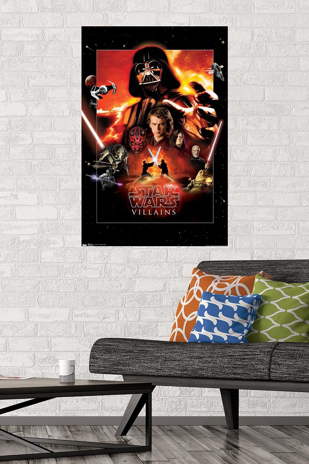 Trends International Star Wars: Saga - Villains Wall Poster, 22.375'' X 34'', Premium Unframed Version