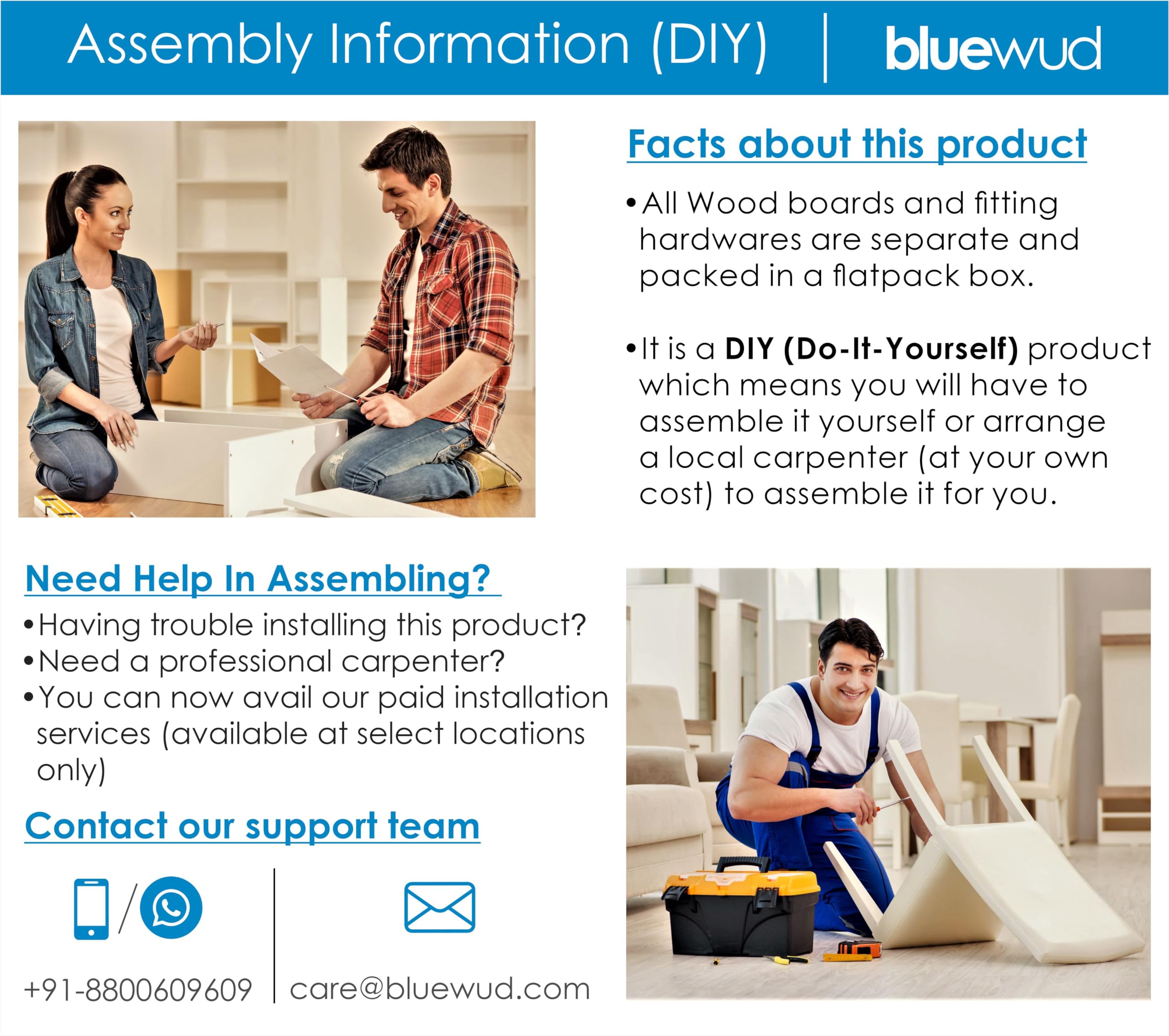 BLUEWUD Rico Mini Engineered Wood Wall Mount Dressing Table Organizer Makeup Vanity with Mirror Storage Shelves for Bedroom Home