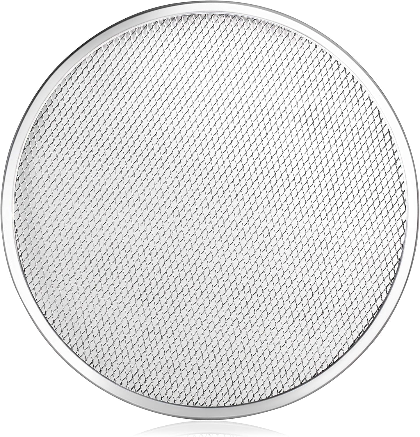 New Star Foodservice Restaurant-Grade Seamless Aluminum Pizza Baking Screen, 14 Inch