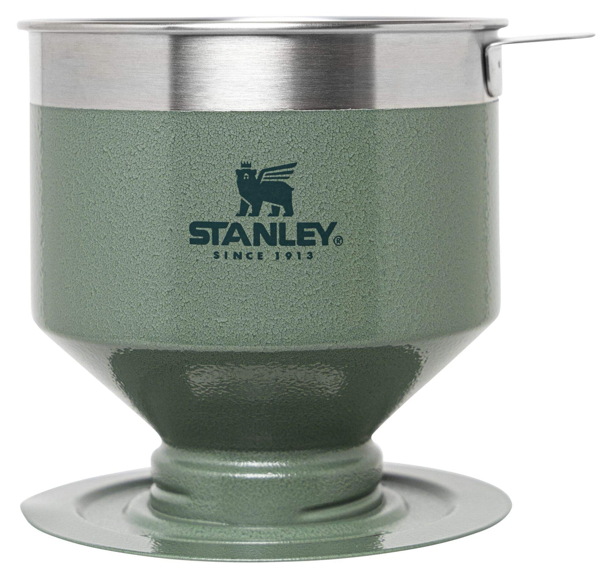 Stanley Perfect Brew Pour Over- Reusable Filter - Bpa-Free - Easy-Clean Stainless Steel Coffee Maker - Hammertone Green