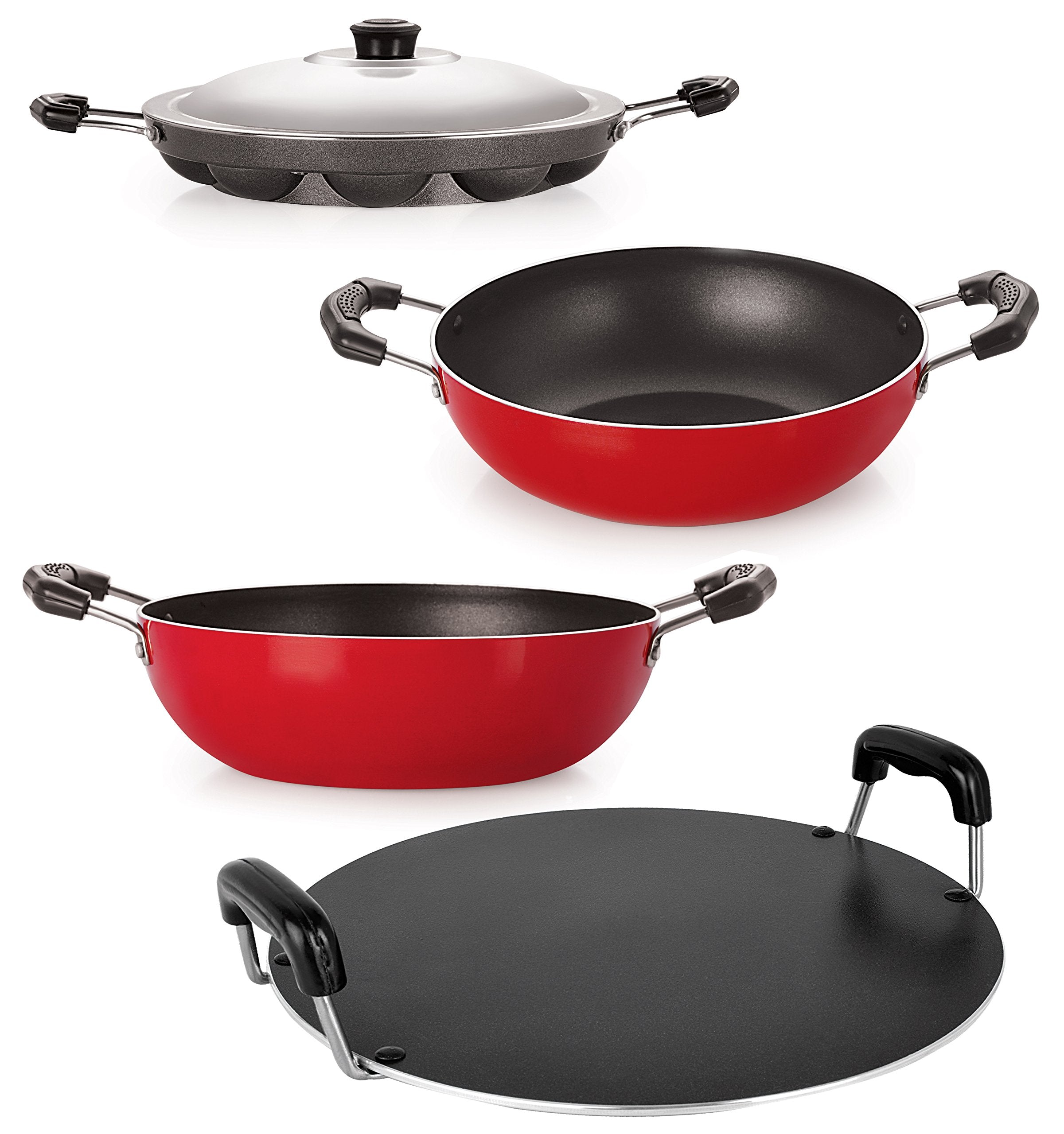 Nirlon NonStick Home And Kitchen Cookware Combo Set