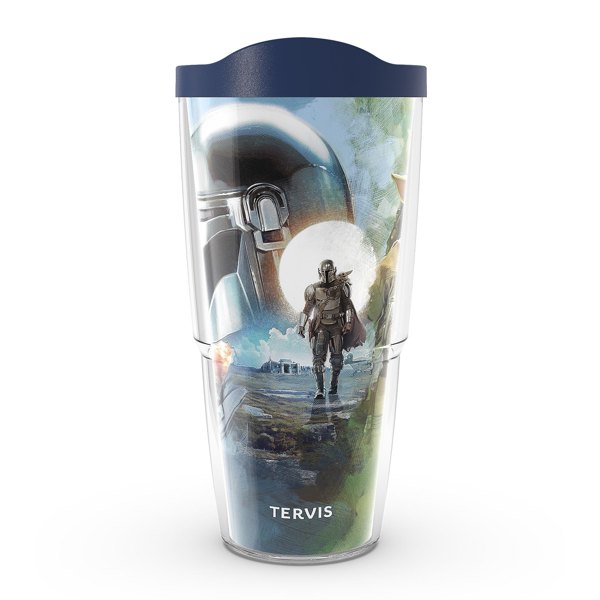 Tervis 24oz Tritan Tumbler | Star Wars  The Mandalorian & Grogu Collage