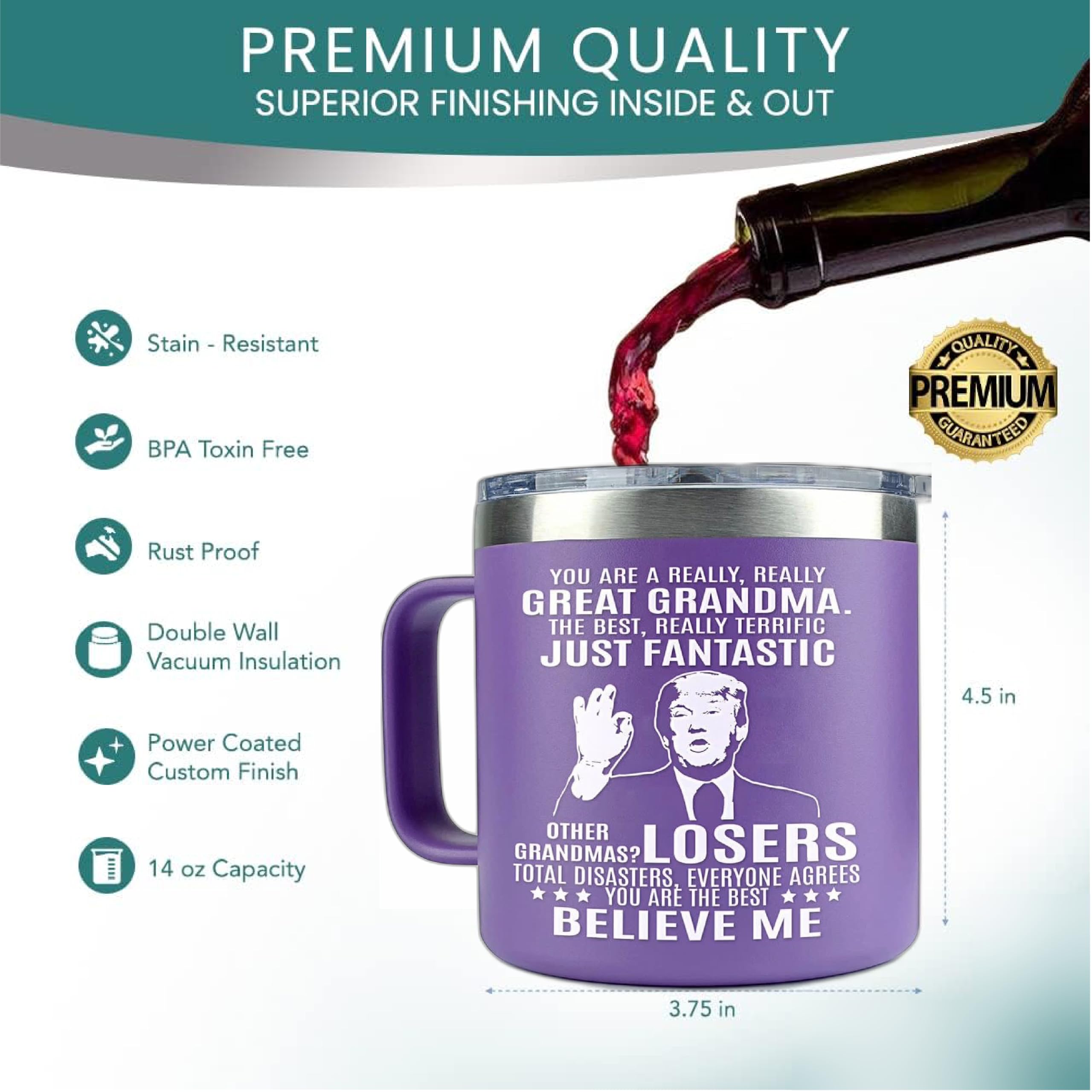 Edizzone Grandma Funny Mug - Grandma Gifts - Grandma Birthday Gifts - Gifts For Grandmother For Christmas - Gigi Gifts For Grand