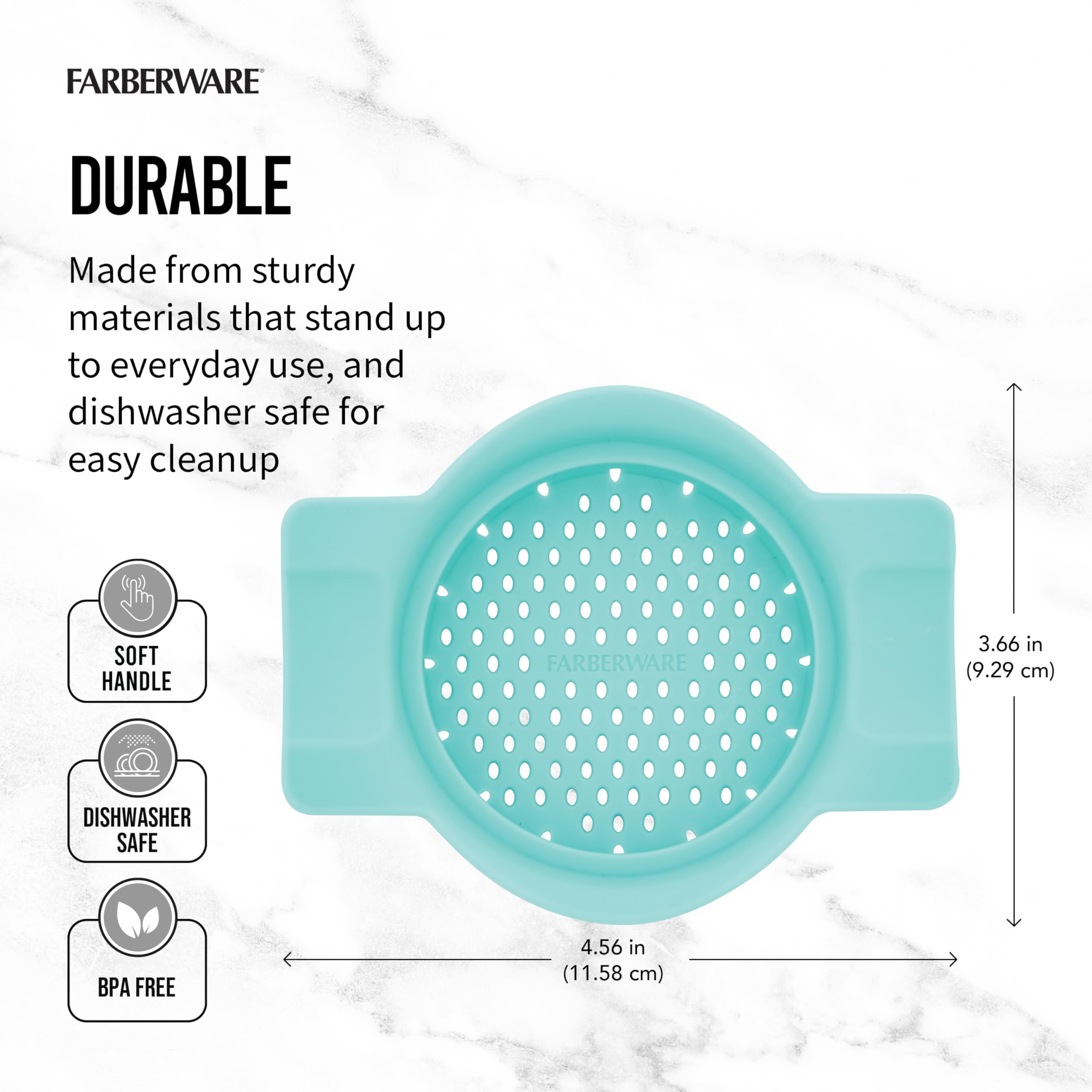 Farberware Can Colander Strainer, For Quick And Easy Straining Of Pasta, Fruits, Vegetables, Juices, Tuna And More, Fits Most St