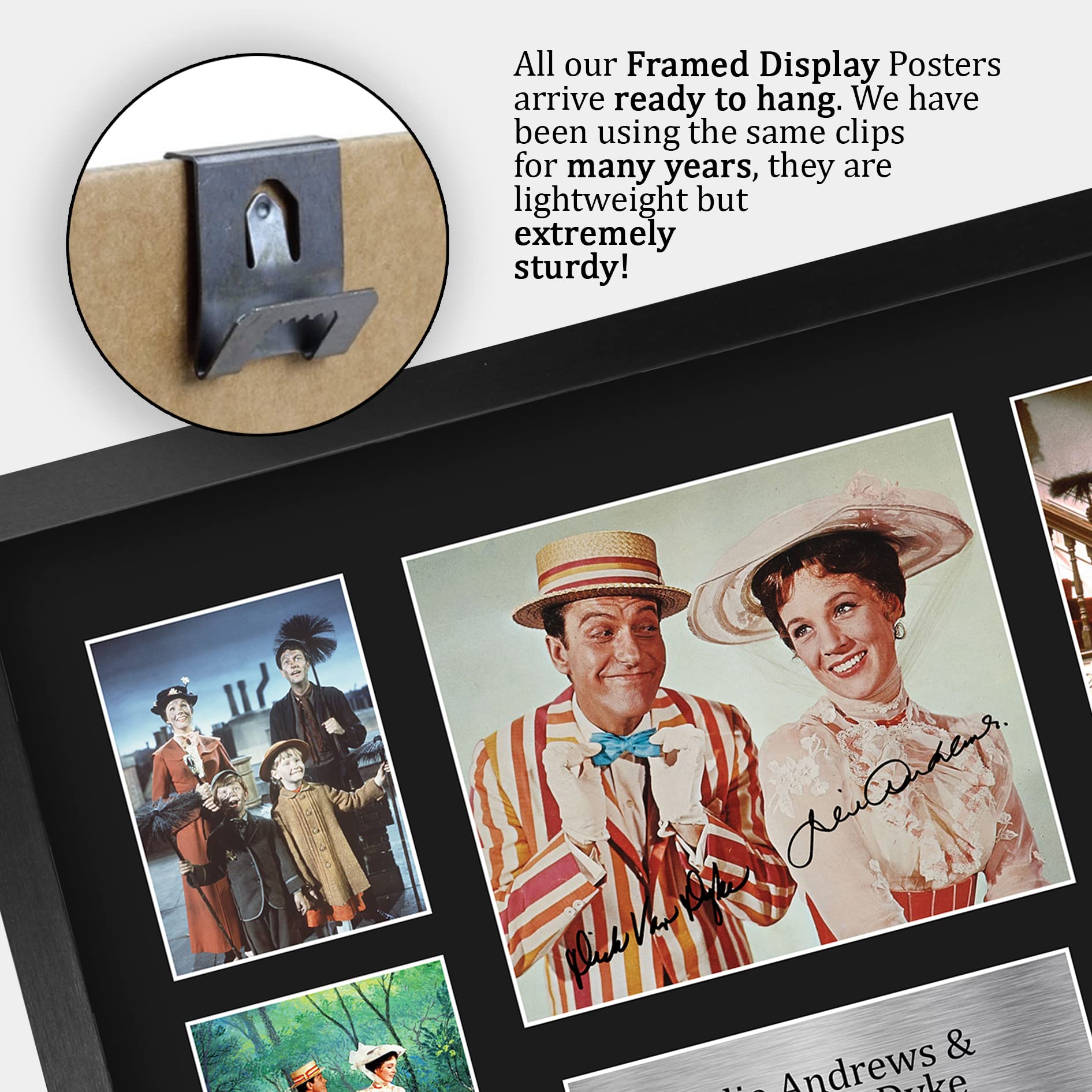 Hwc Trading Julie Andrews & Dick Van Dyke Mary Poppins Bert 16 X 12 Inch (A3) Printed Gifts Signed Autograph Picture For Movie M