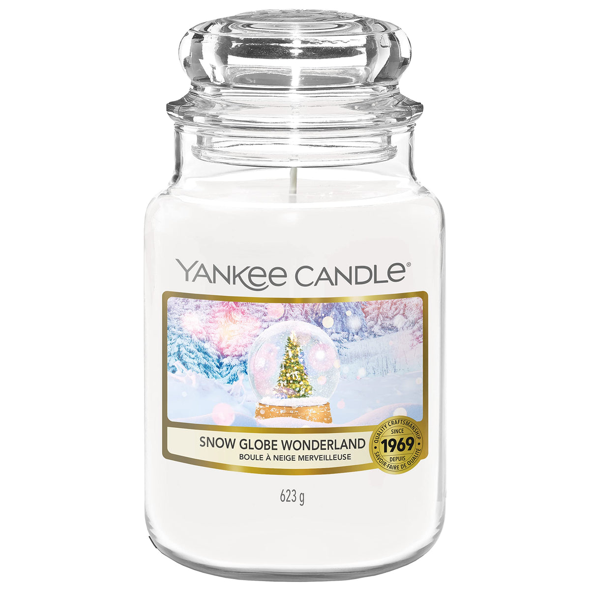 Yankee Candle Scented Candle, Snow Globe Wonderland Large Jar Candle, Burn Time: up to 150 Hours, Perfect Christmas Gifts for Wo