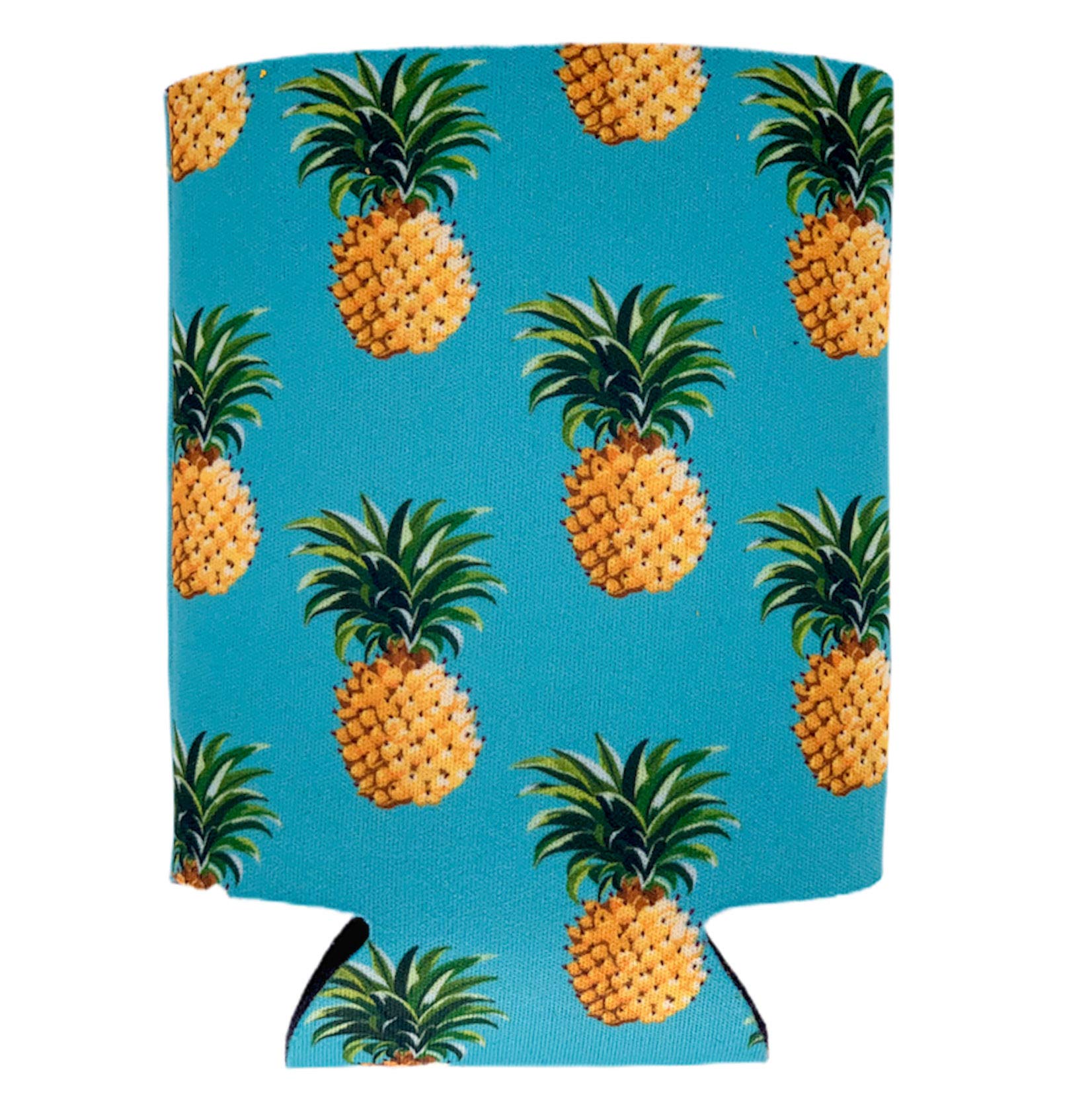 Pineapple Pattern Collapsible Can Coolie (2 Pack)