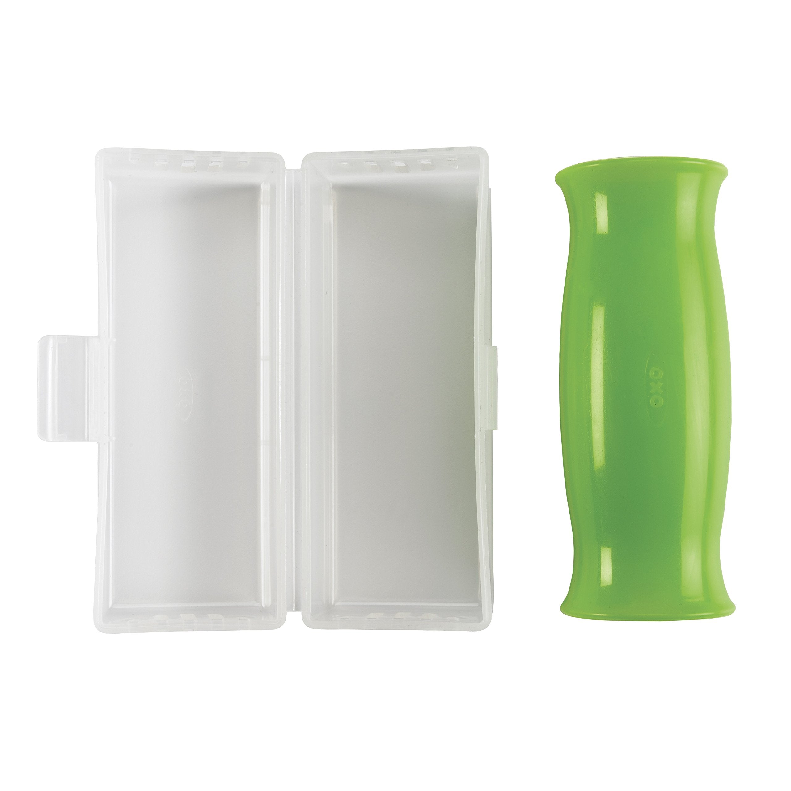 Oxo Good Grips Silicone Garlic Peeler With Stay-Clean Storage Case,Clear,1Ea
