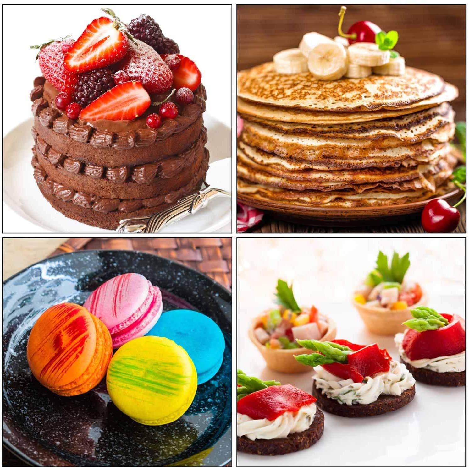 5 Pcs Stainless Steel Cookie Biscuit Cutters - Dumpling Donut Doughnut Pastry Cutters/Round Cake Cookie Scone Cutters Molds For