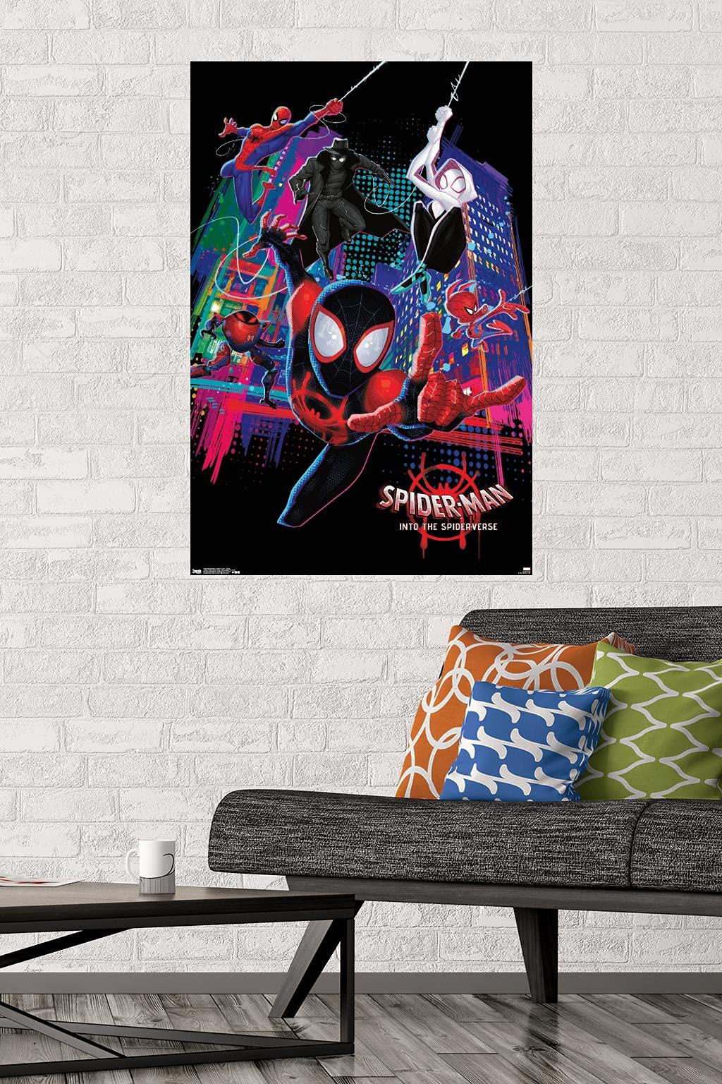 Trends International Marvel Spider-Man - Into The Spider-Verse - Group Wall Poster, 22.375'' X 34'', Premium Unframed Version