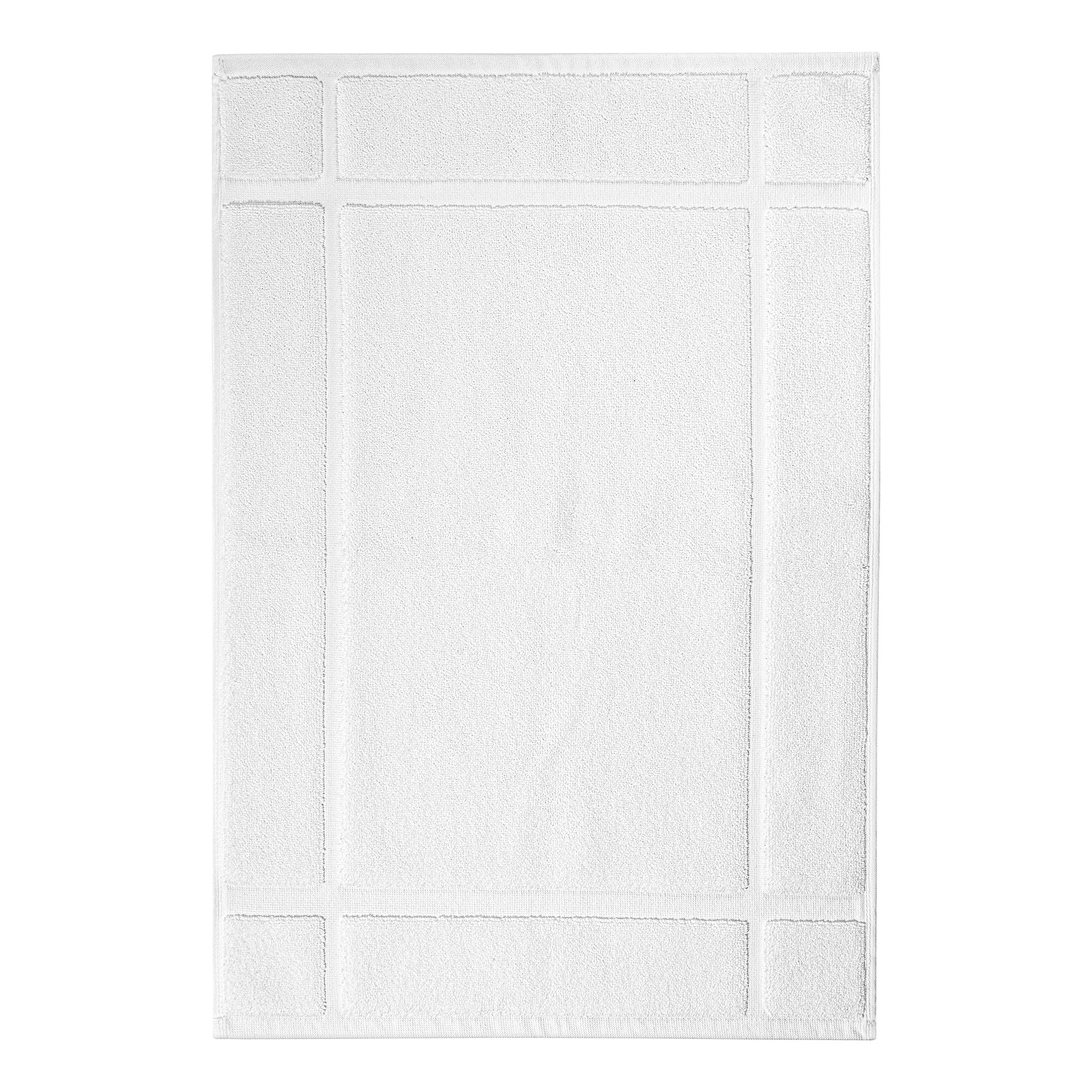 Ample Decor Cotton Bath Mats 34 X 20 Inches, 1350 Gsm Oeko Tex Certified Solid Construction Thick & Plush, For Bathroom Floor, S