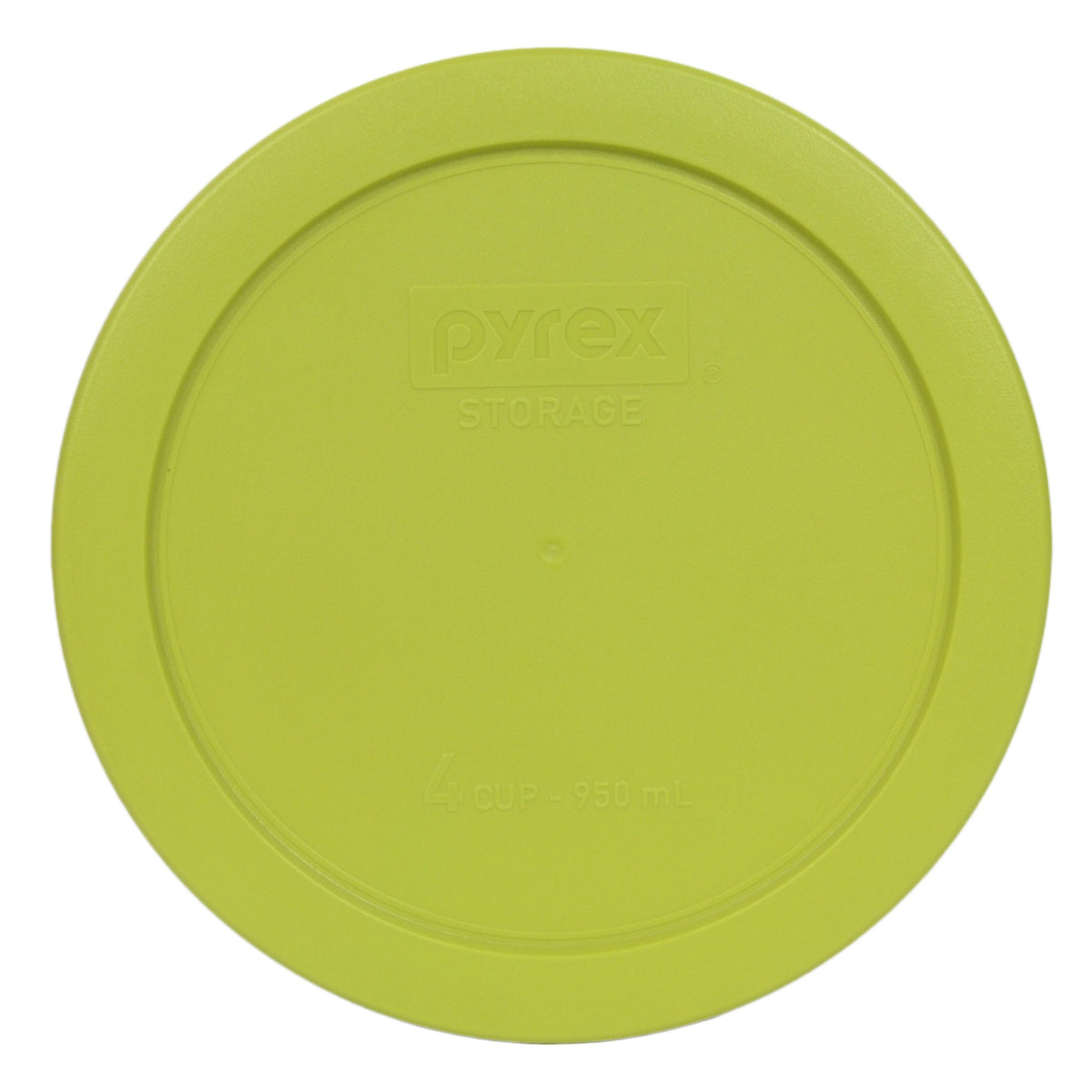 Pyrex 7201-Pc Round 4 Cup Storage Lid For Glass Bowls (1, Edamame Green)