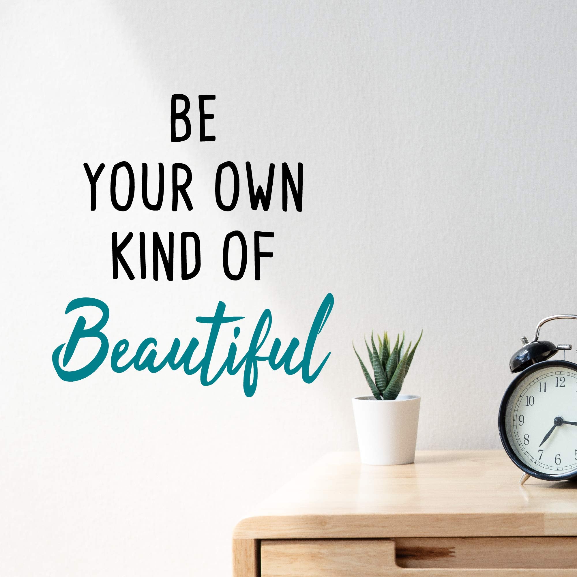 Guliguli Be Kind Of Your Own Beautiful-Inspirational Quotes Wall Decals-Vinyl Stickers For Bedroom Living Room School Office Hom