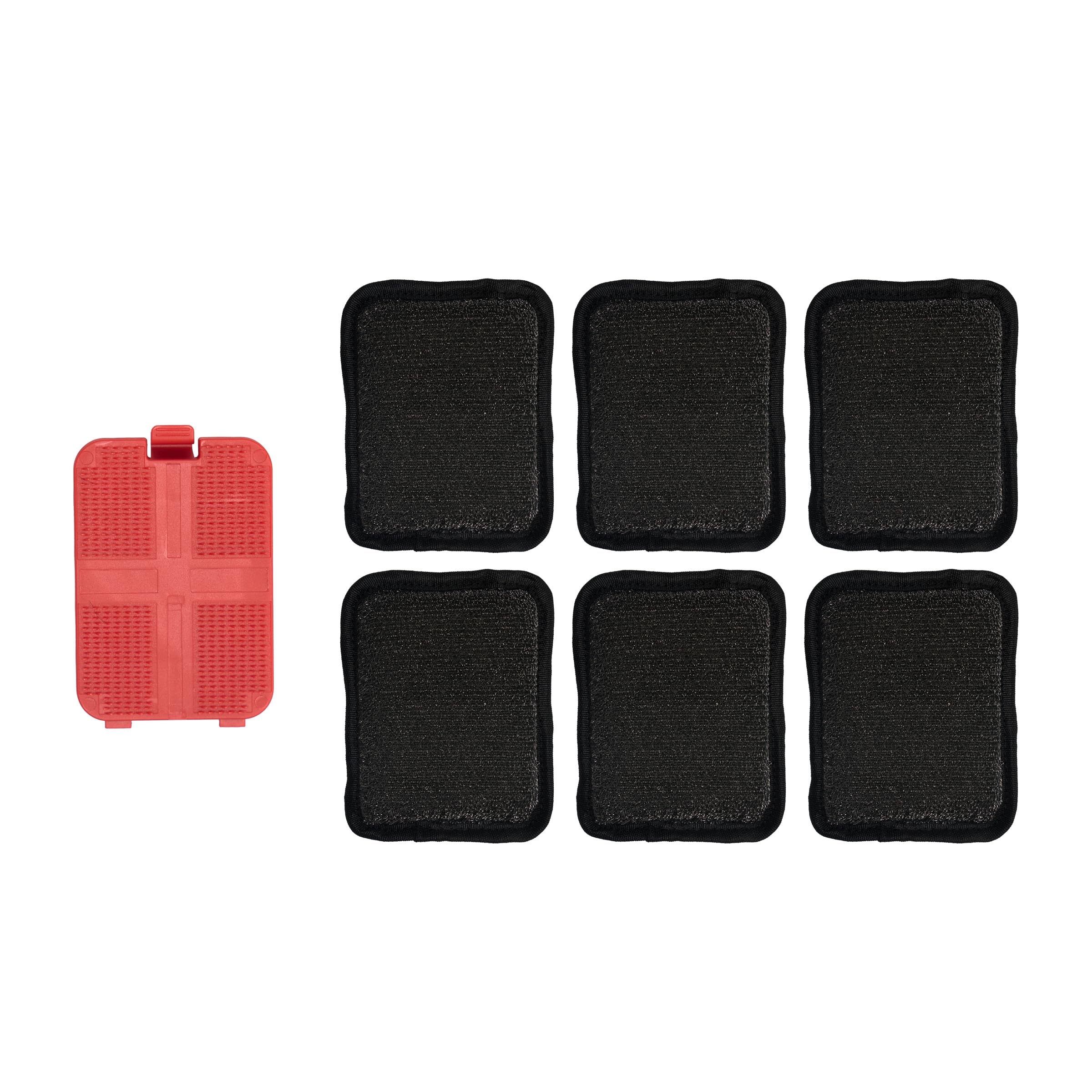 Thermomaven Bq03 Grill Brush Replaceable Cleaning Head, Safe Bristle-Free Bbq Cleaning Tool, Barbecue Grill Cleaner, 6 Pcs Refil