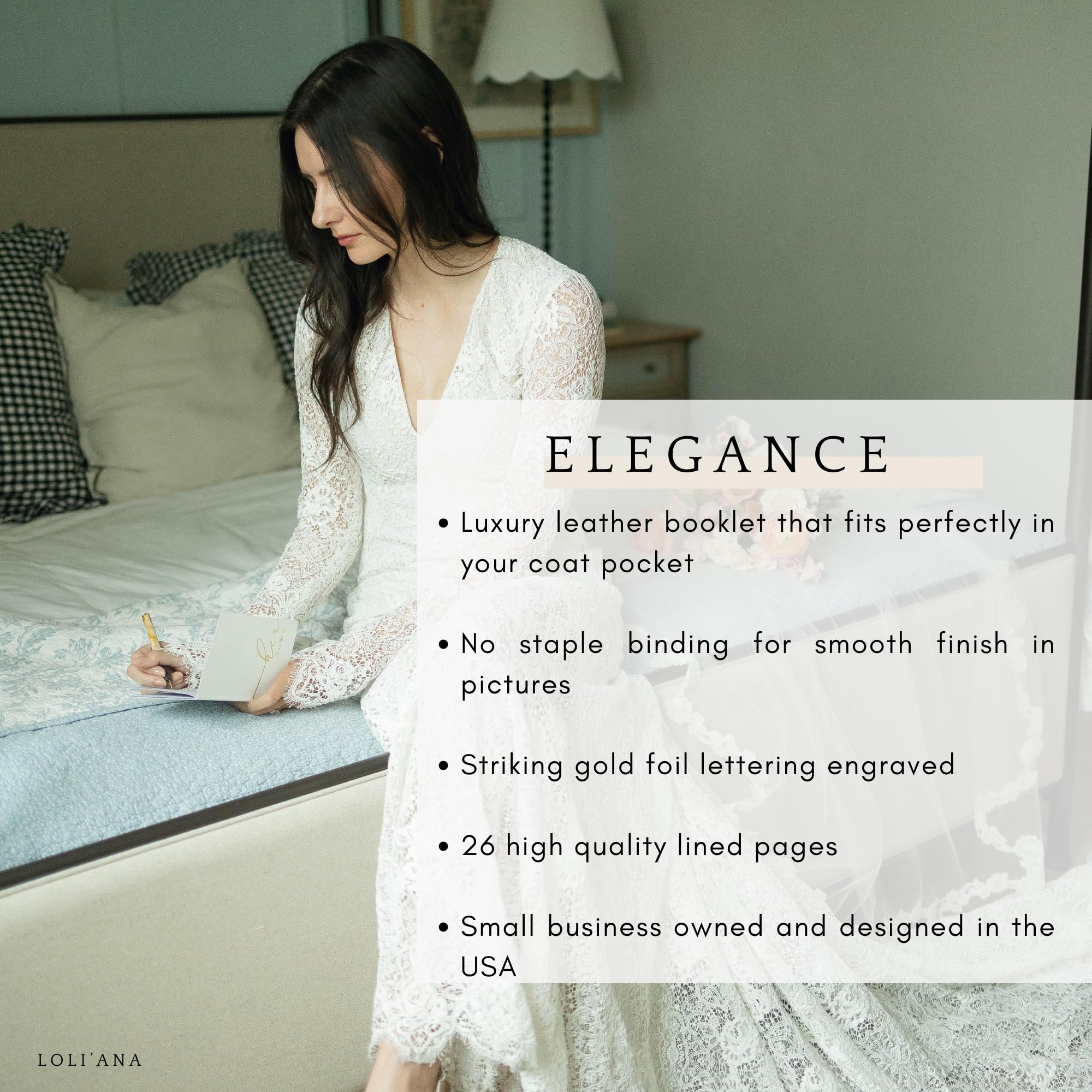 Luxurious Leather Vow Book With Gold Foil Lettering | Vow Books His And Hers | 4X6 His And Her Vows Book Set | Wedding Vow Books